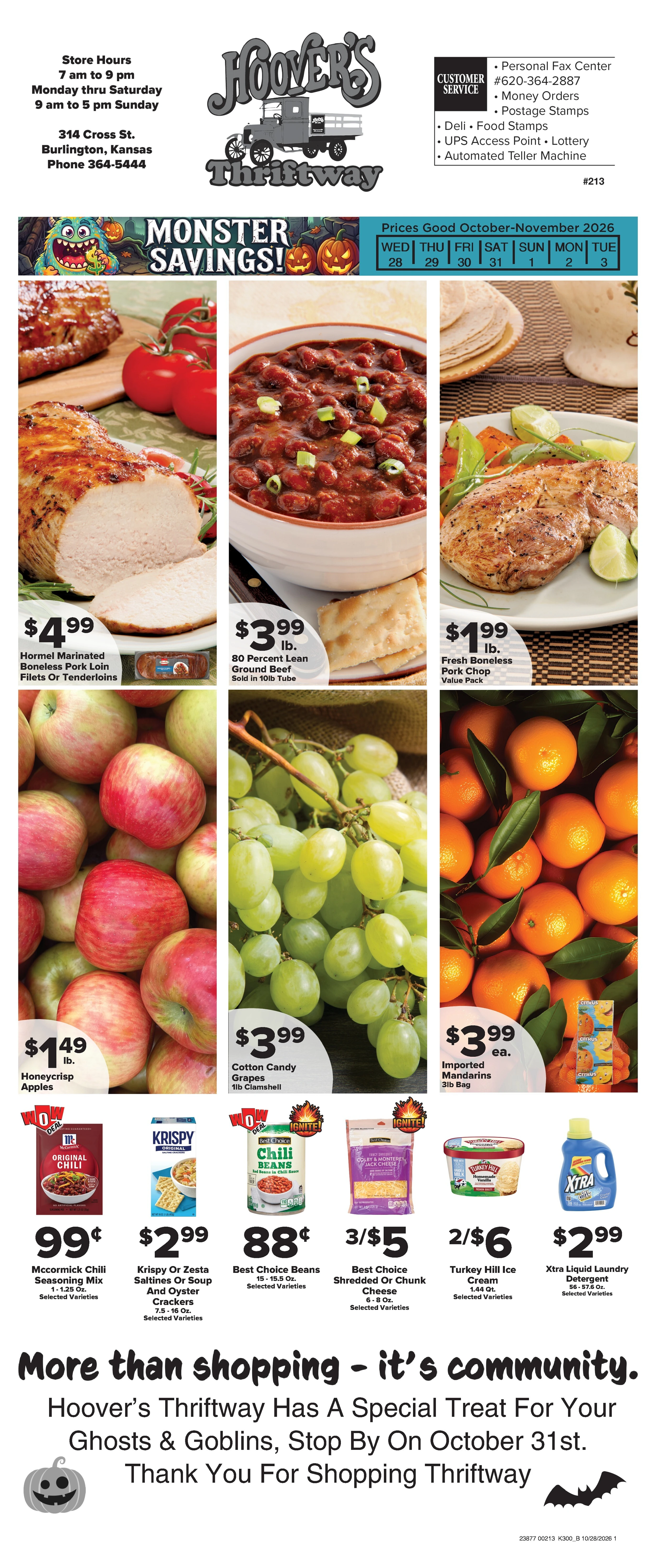 Burlington, Kansas Current Ad - Page 1