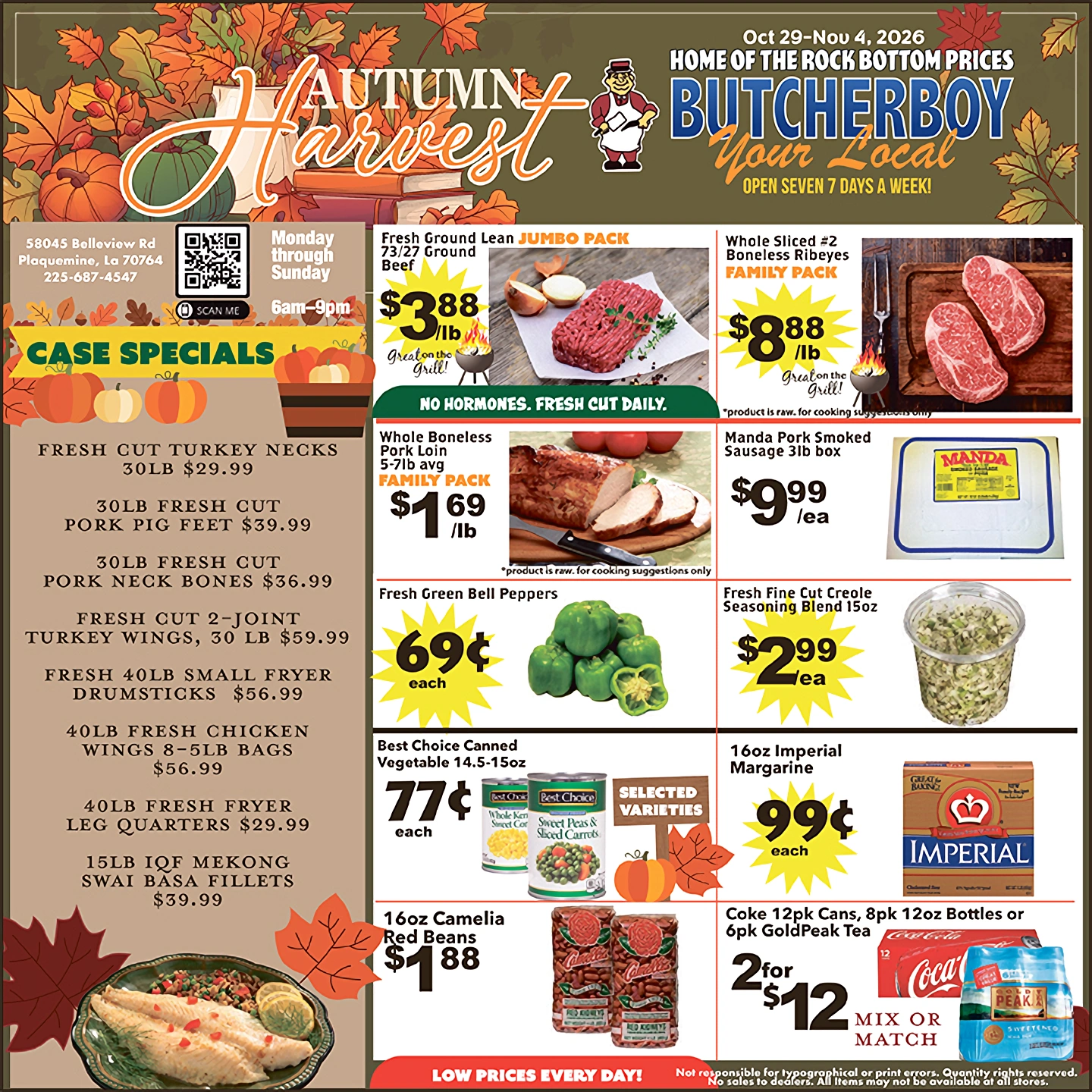 Butcher Boy Supermarket Butcher Boy Weekly Ad - Page 1