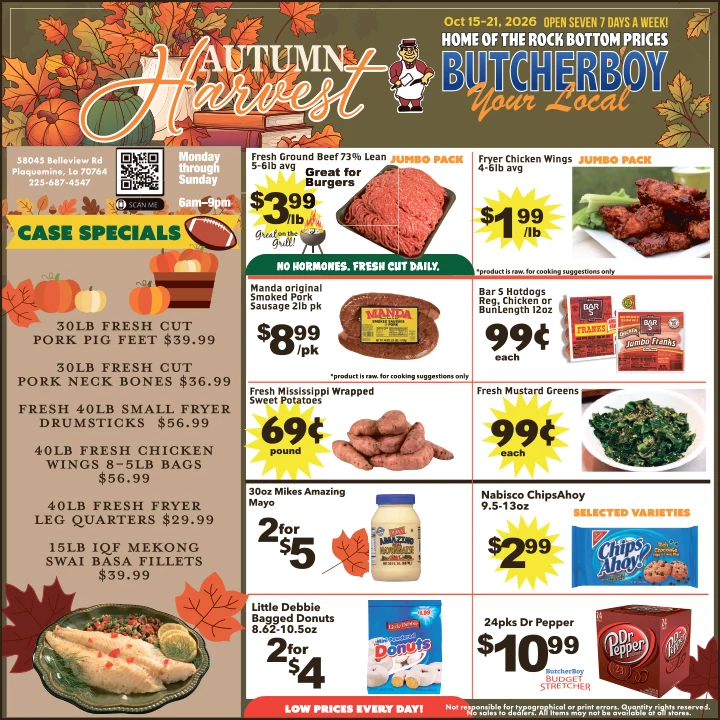 Butcher Boy Supermarket Butcher Boy Weekly Ad - Page 1