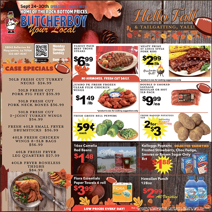 Butcher Boy Supermarket Butcher Boy Weekly Ad - Page 1