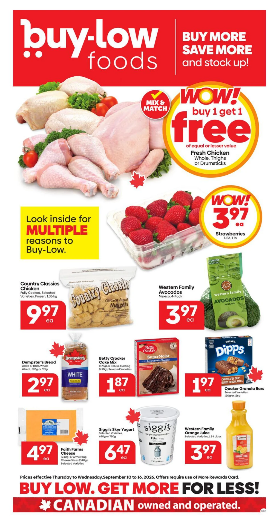 Buy Low Foods Weekly Ad - Page 1