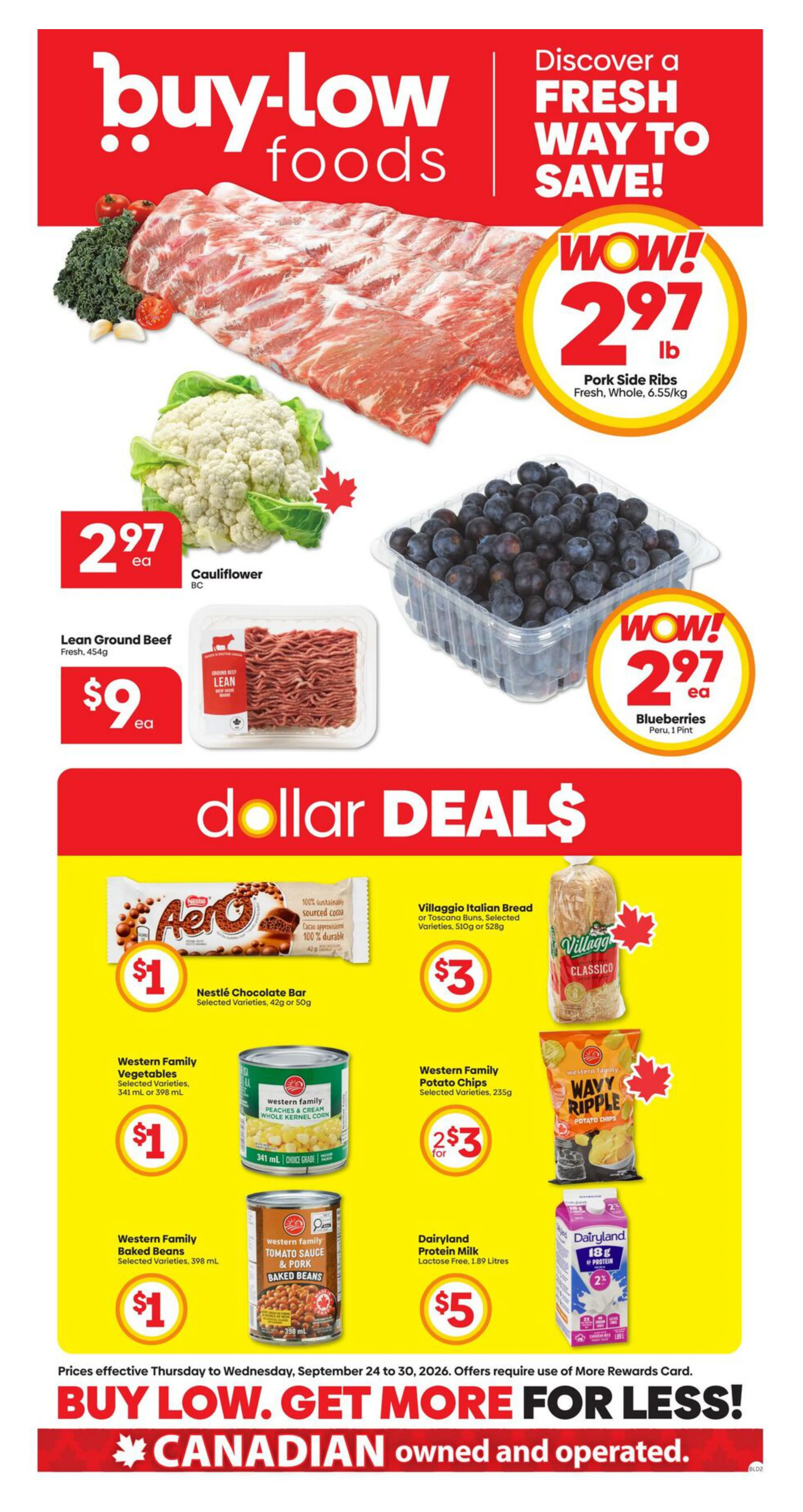 Buy Low Foods Weekly Ad - Page 1