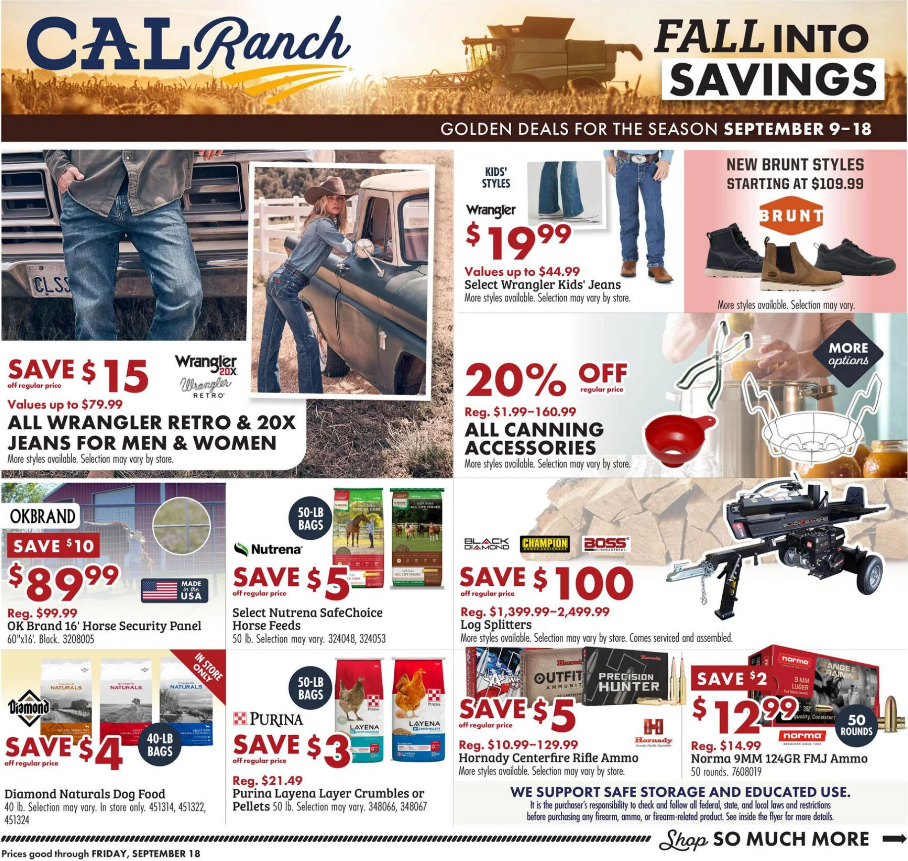 C-A-L Ranch Stores Fall Into Savings - Page 1
