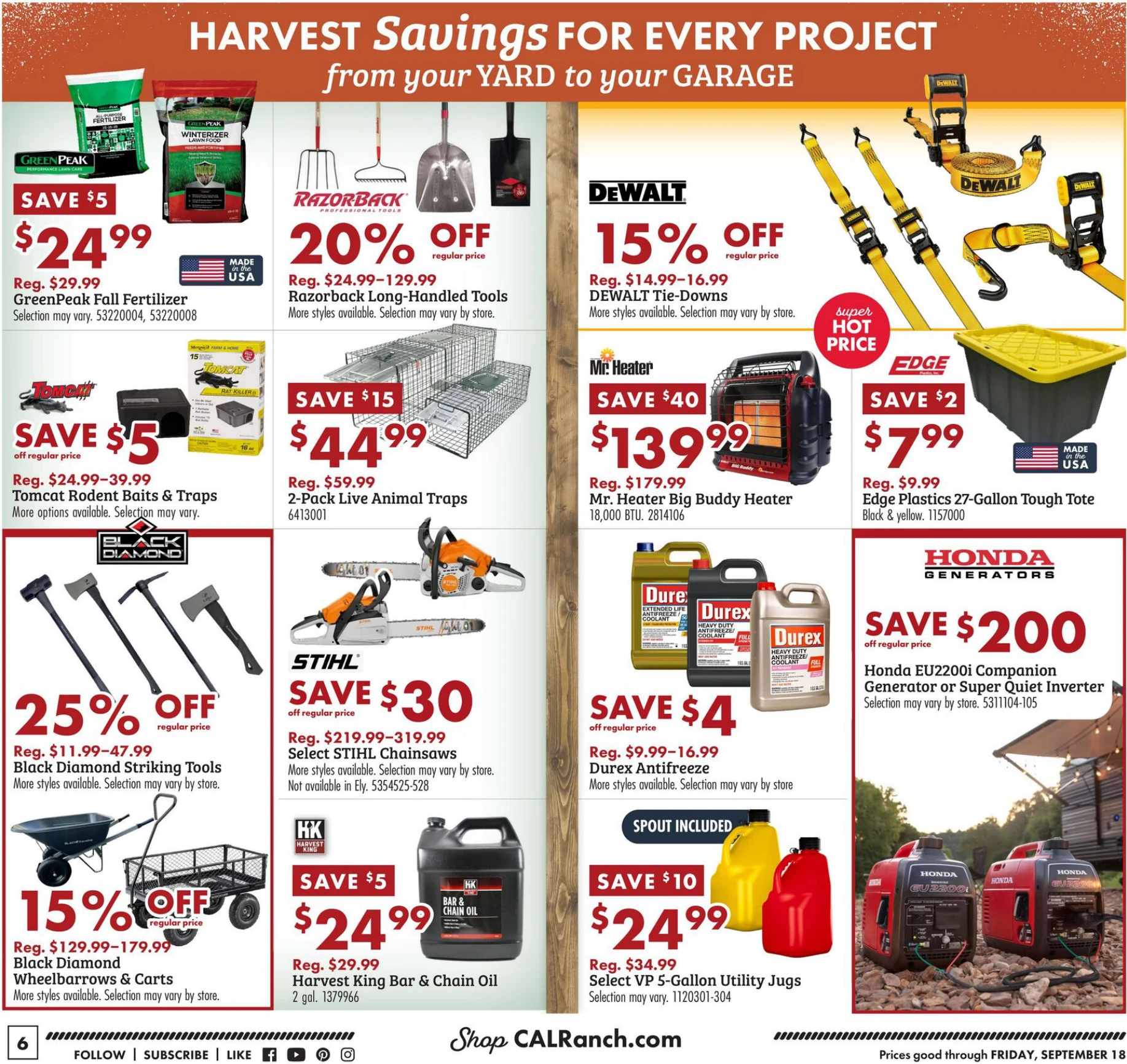 C-A-L Ranch Stores Fall Into Savings - Page 6