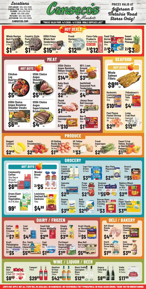 Canseco's Market Metairie & Jefferson