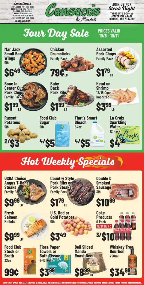 Canseco's Market New Orleans & Arabi