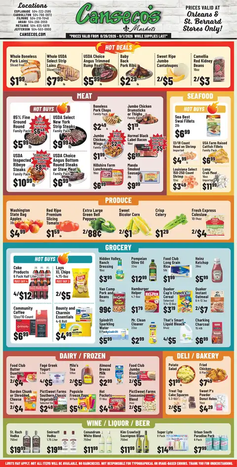 Canseco's Market New Orleans & Arabi