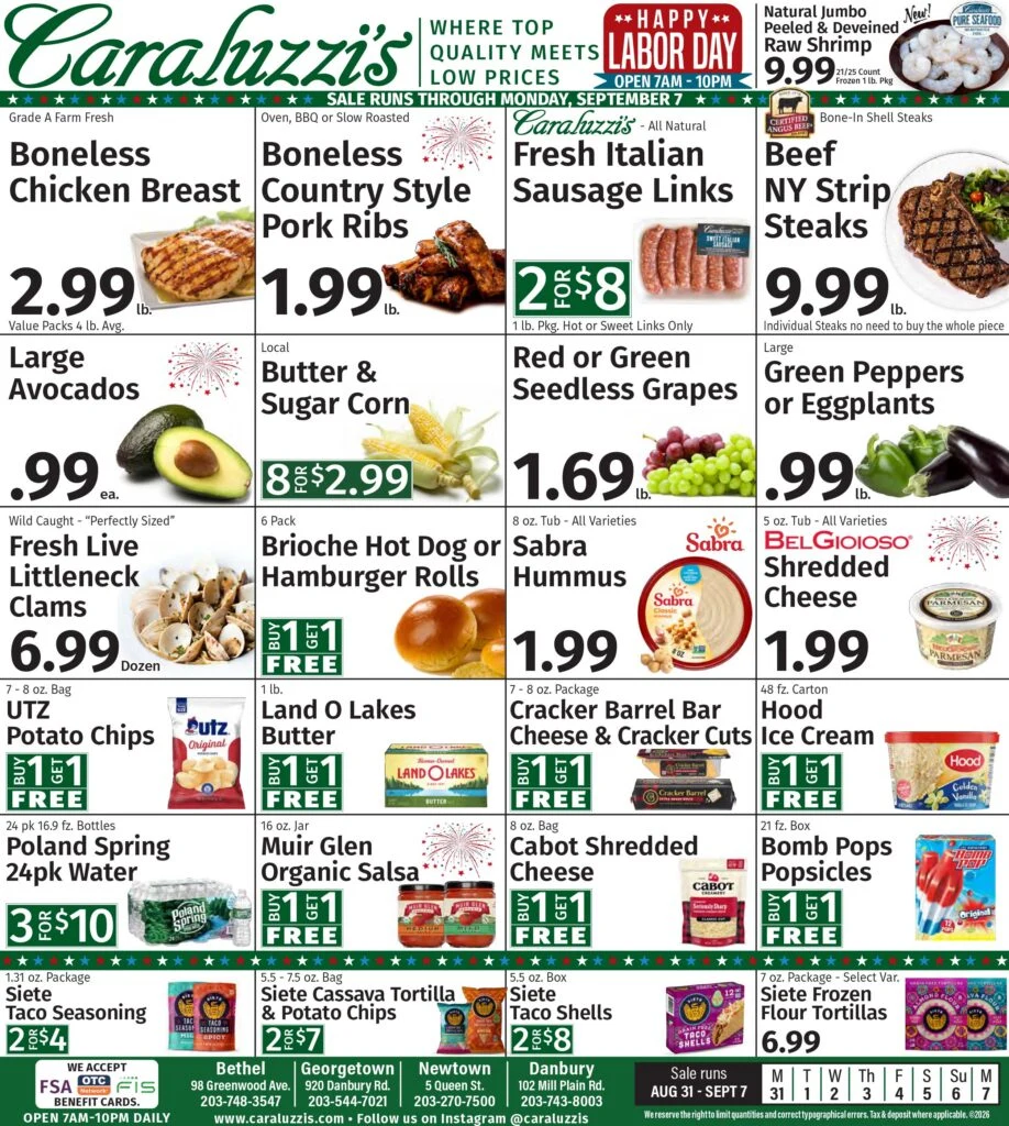 Caraluzzi's Weekly Flyer - Page 1