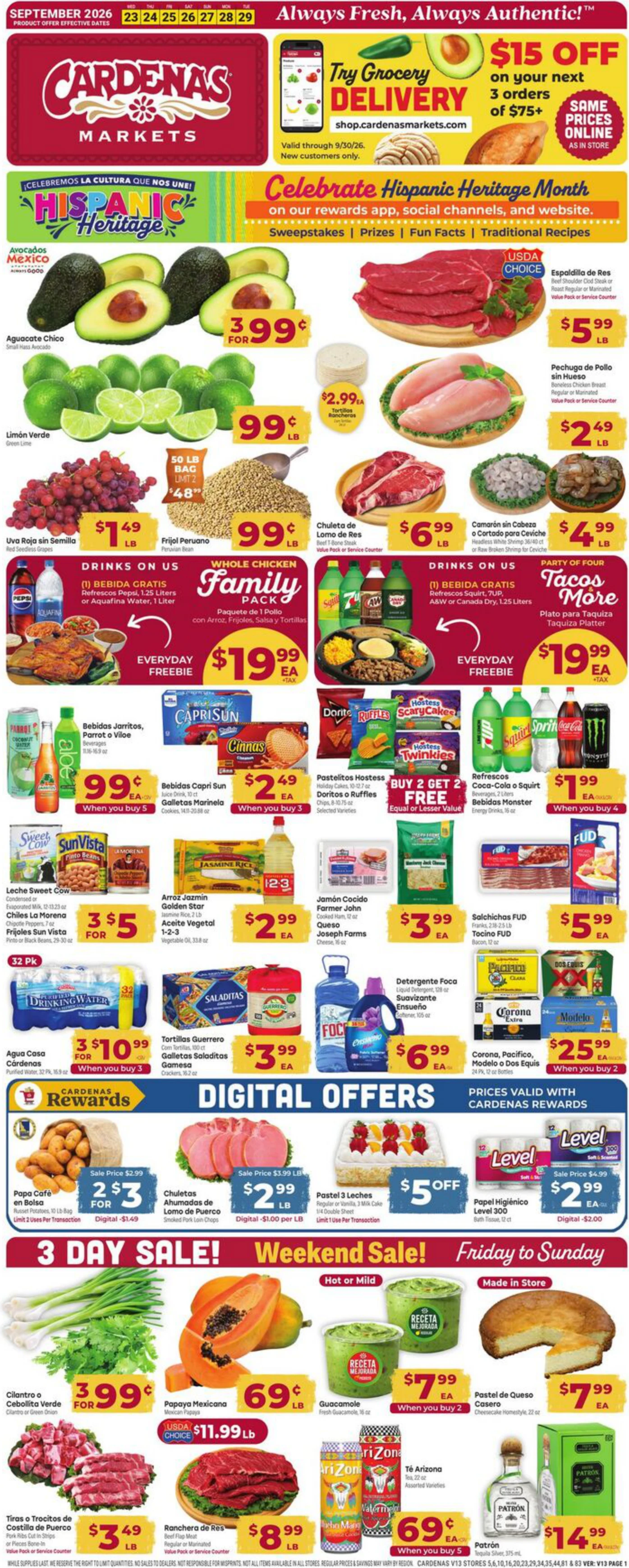 Cardenas Markets Weekly Ad - Page 1