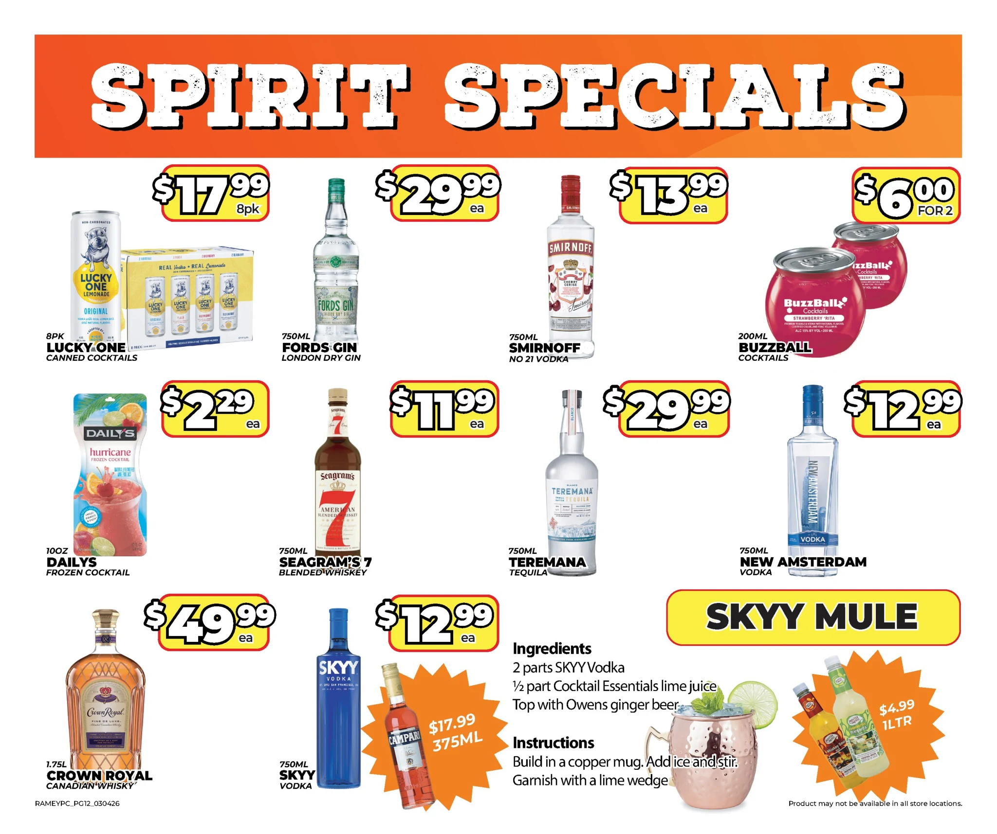 Carrows Supermarket Beer Wine Spirits Ad - Page 2
