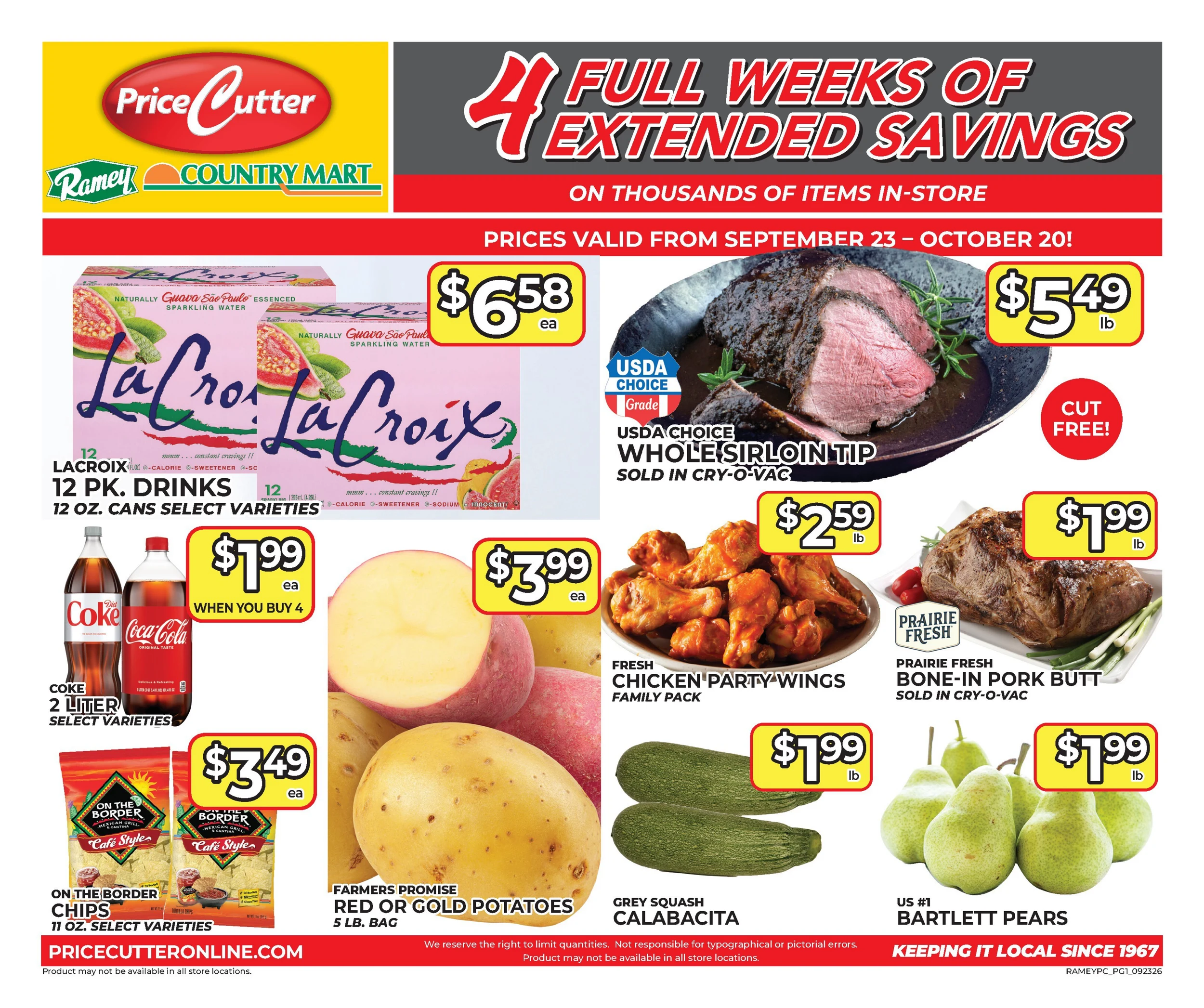 Carrows Supermarket Monthly Digital Deals - Page 1