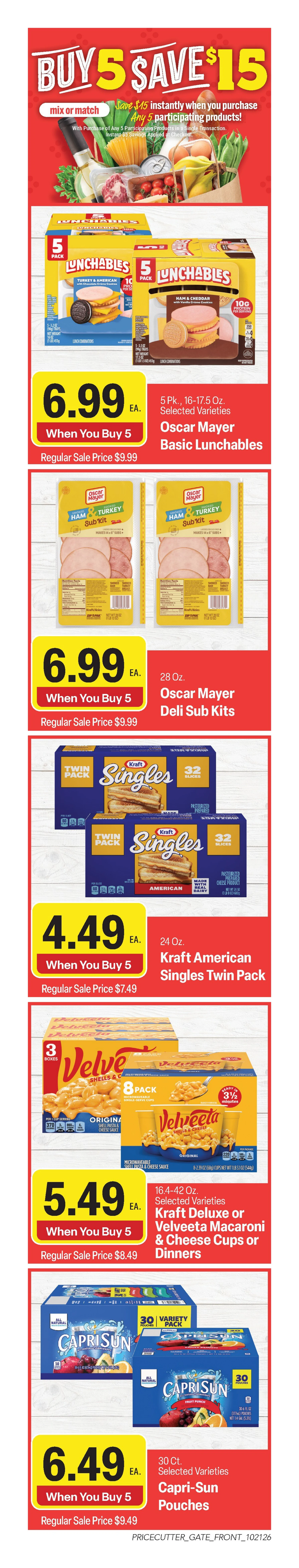 Carrows Supermarket Weekly Ad - Page 1