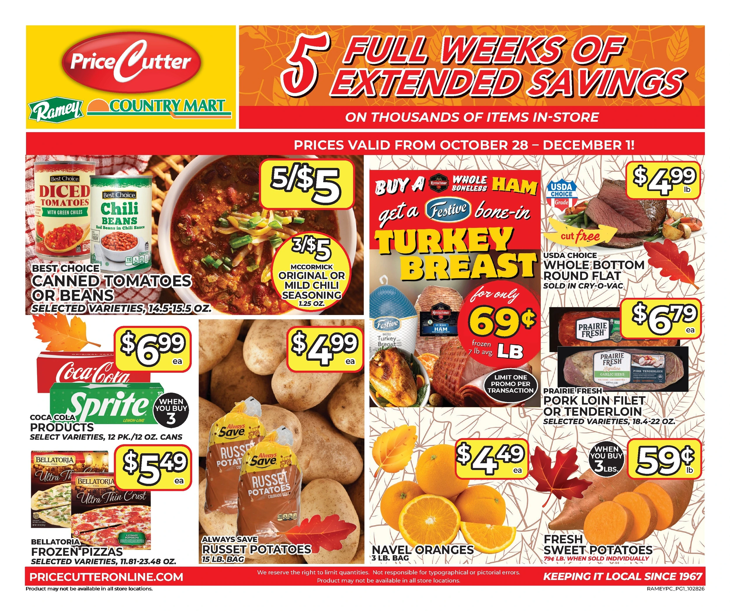 Carrows Supermarket Monthly Digital Deals - Page 1