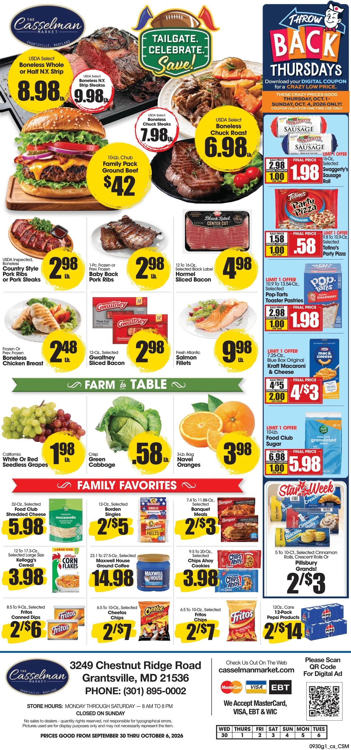 Casselman Market Grantsville, MD Casselman's Market Weekly Ad - Page 3