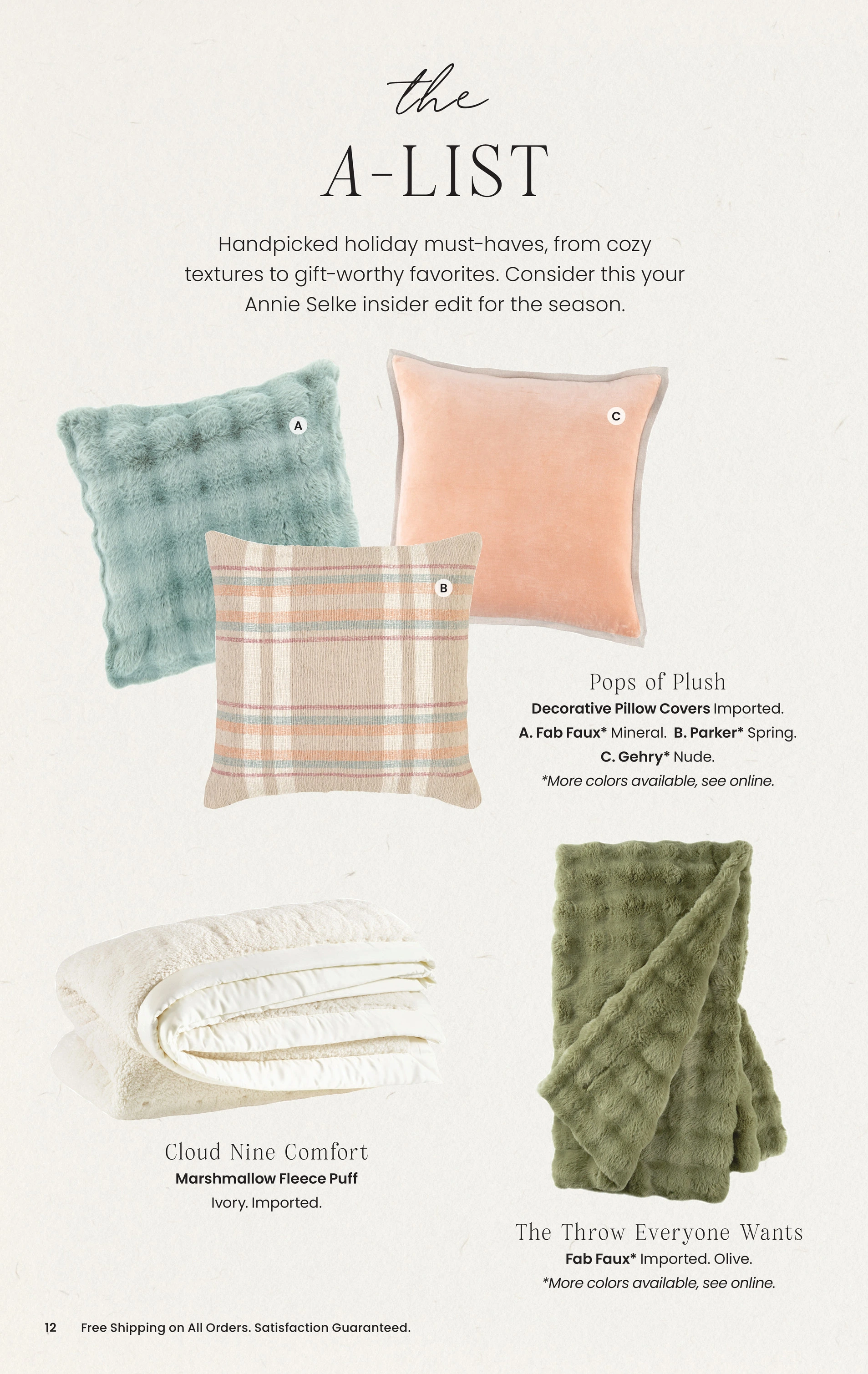 Annie Selke Annie Selke Holiday 2025 Catalog - Page 12