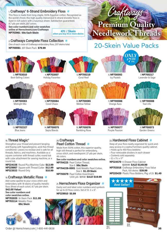 Herrschners Herrschners Stitchery & Embroidery Catalog Fall 2026 - Page 35