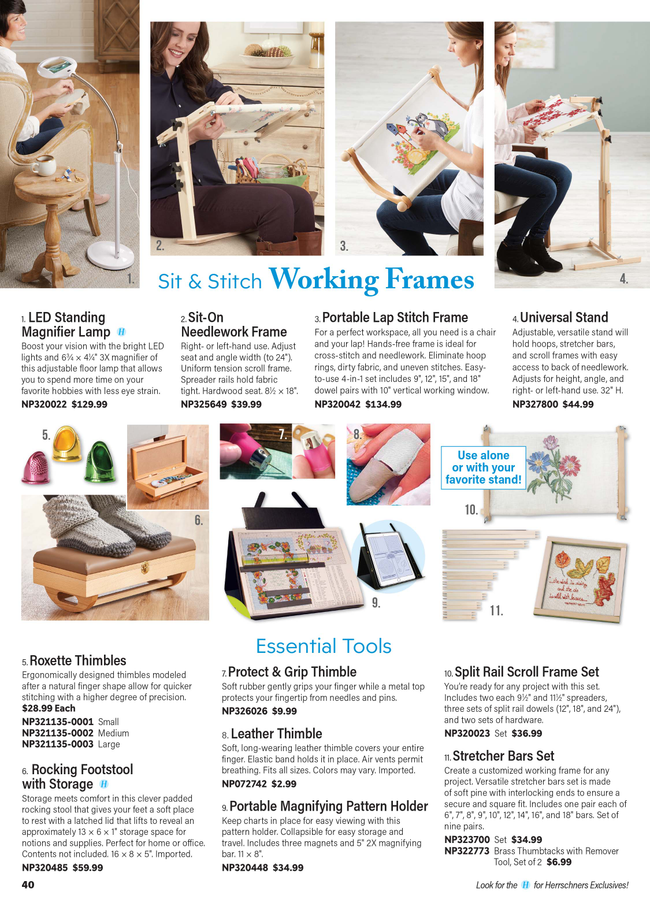 Herrschners Herrschners Stitchery & Embroidery Catalog Fall 2026 - Page 40