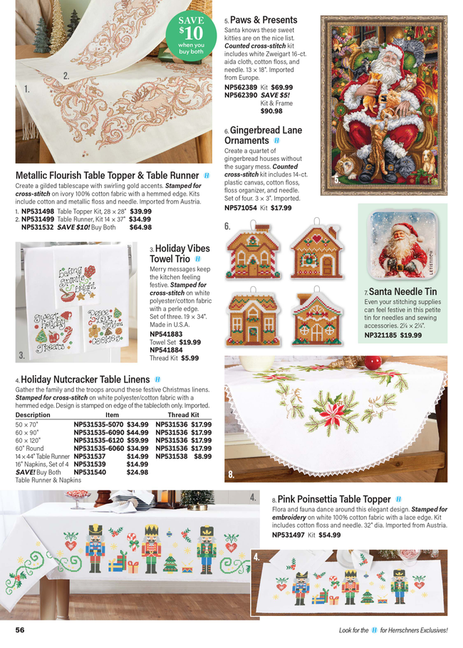 Herrschners Herrschners Stitchery & Embroidery Catalog Fall 2026 - Page 56