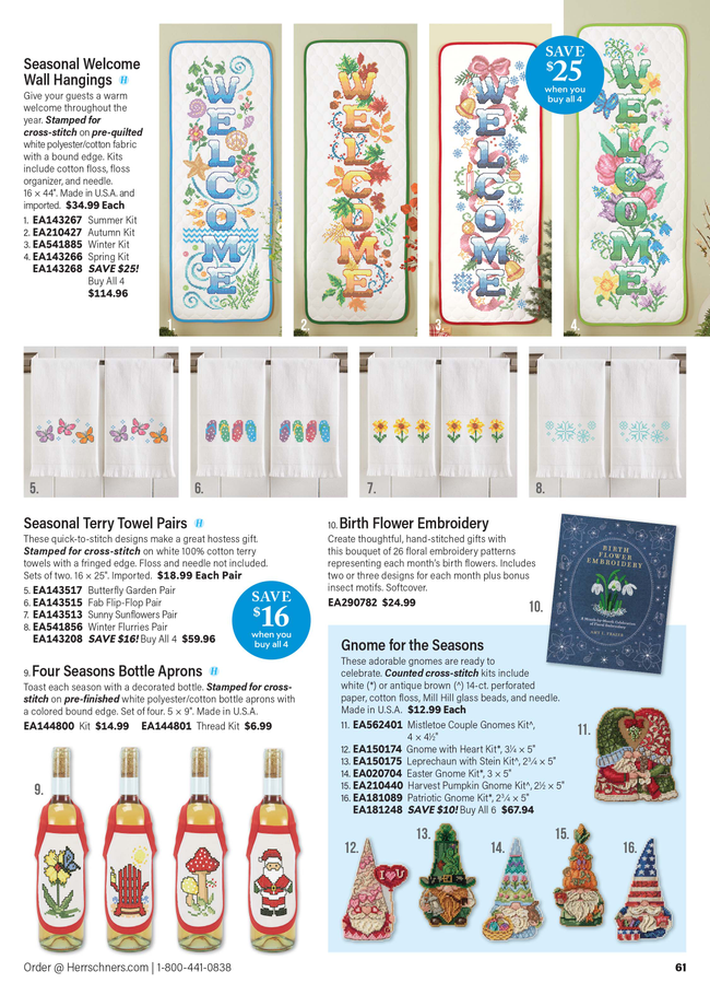 Herrschners Herrschners Stitchery & Embroidery Catalog Fall 2026 - Page 61