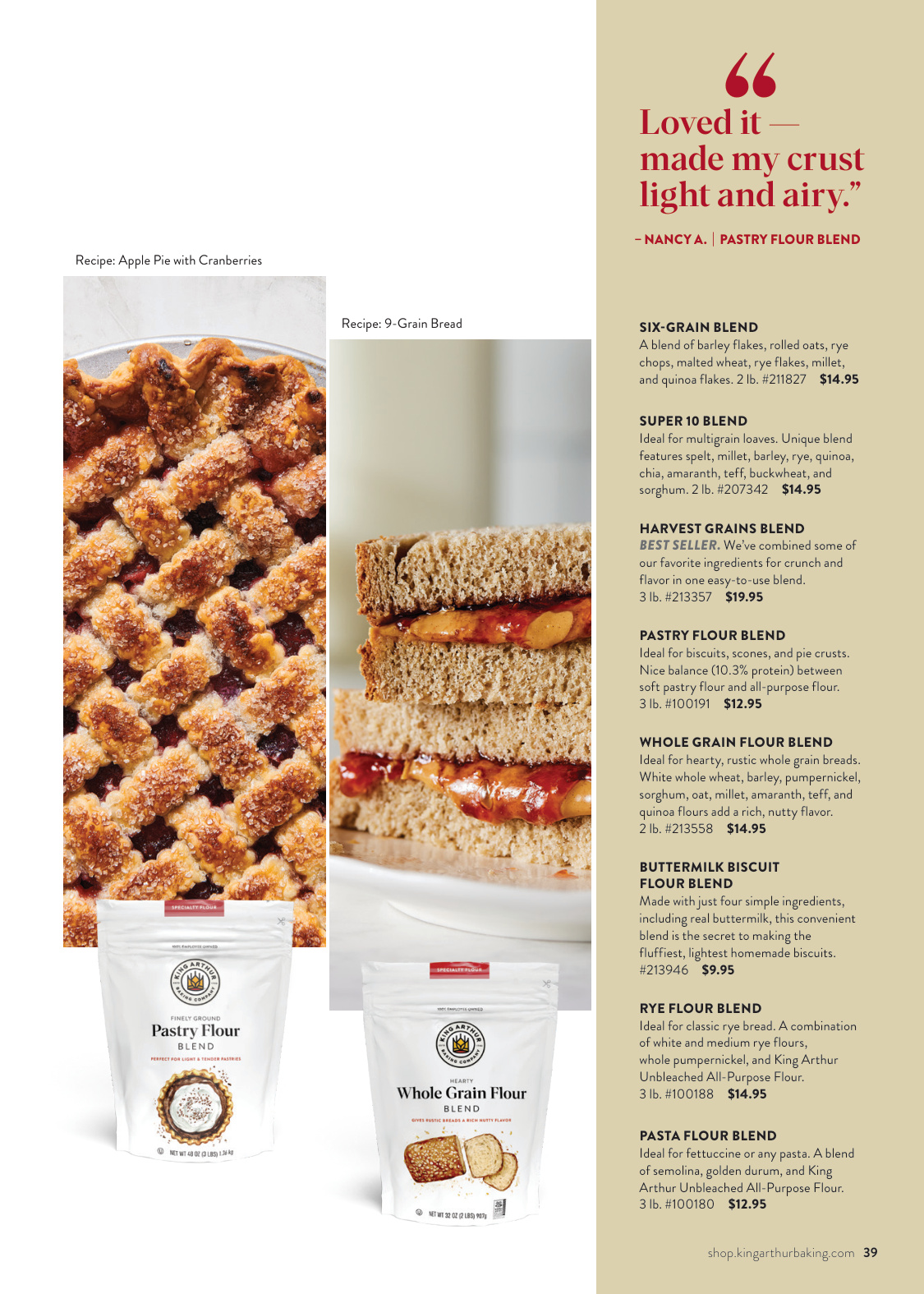 King Arthur Baking King Arthur Baking Fall 2026 Catalog (Issue 1) - Page 39