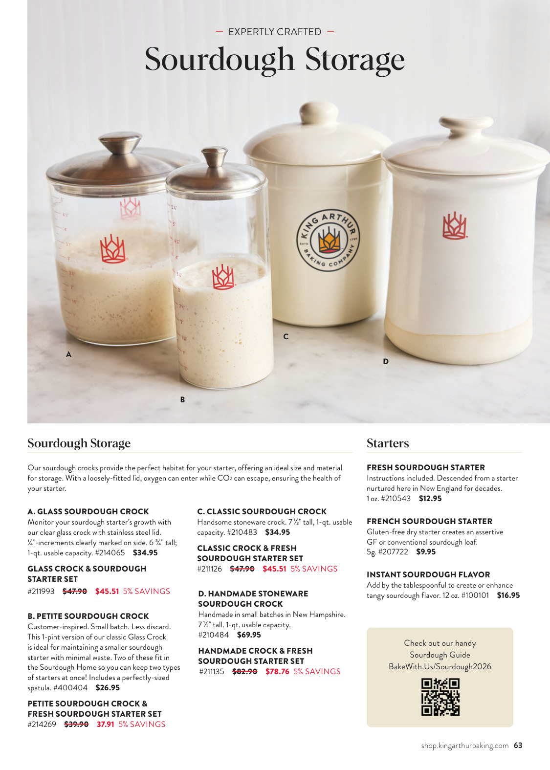 King Arthur Baking King Arthur Baking Summer 2026 Catalog (Issue 1) - Page 63