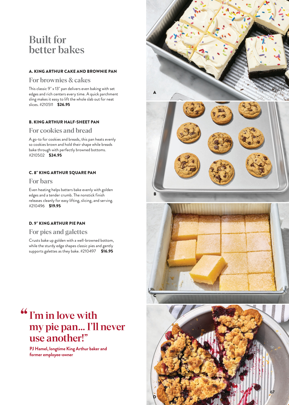 King Arthur Baking King Arthur Baking Summer 2026 Catalog (Issue 1) - Page 67