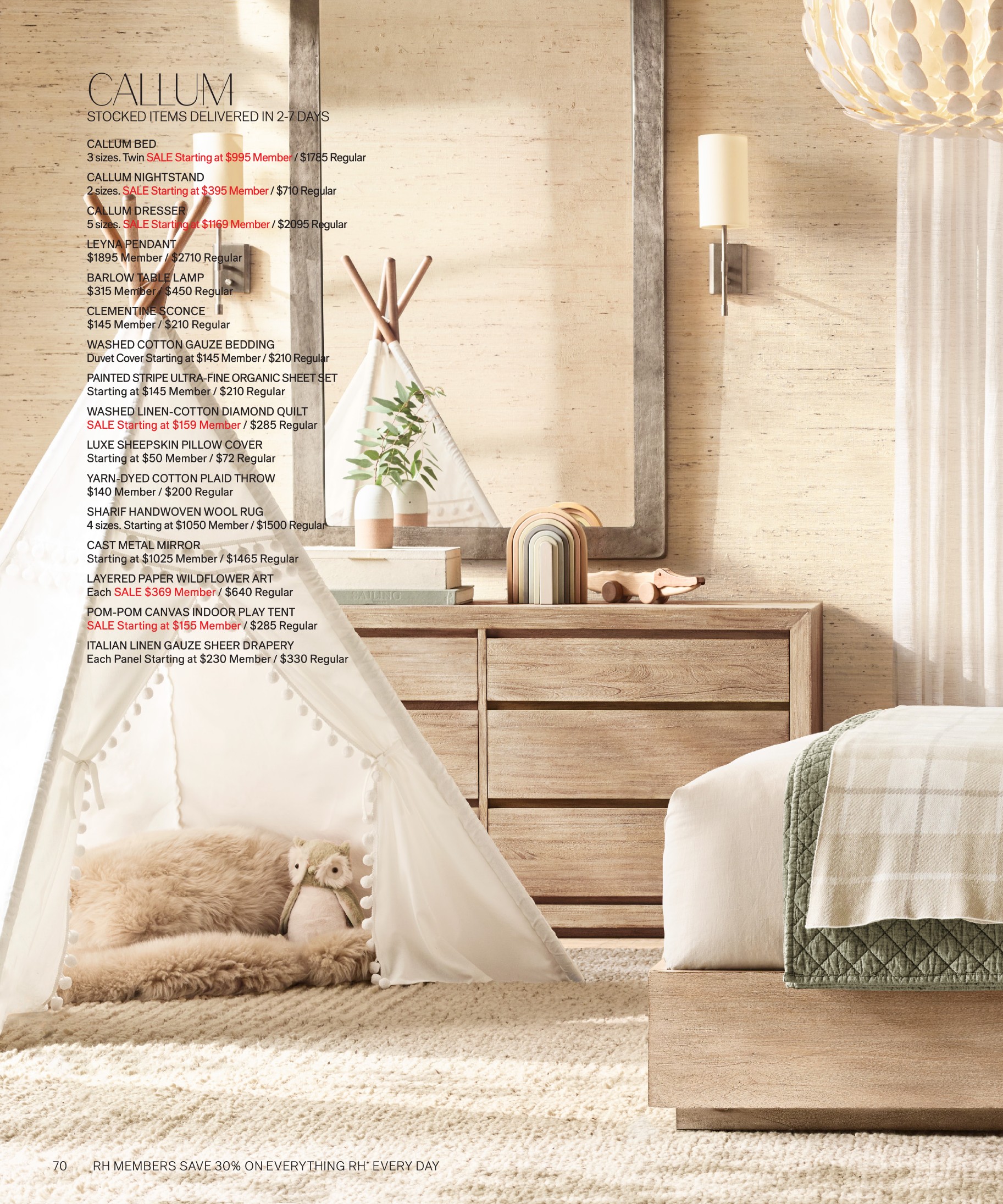RH — Restoration Hardware RH Baby & Child Catalog - Page 70
