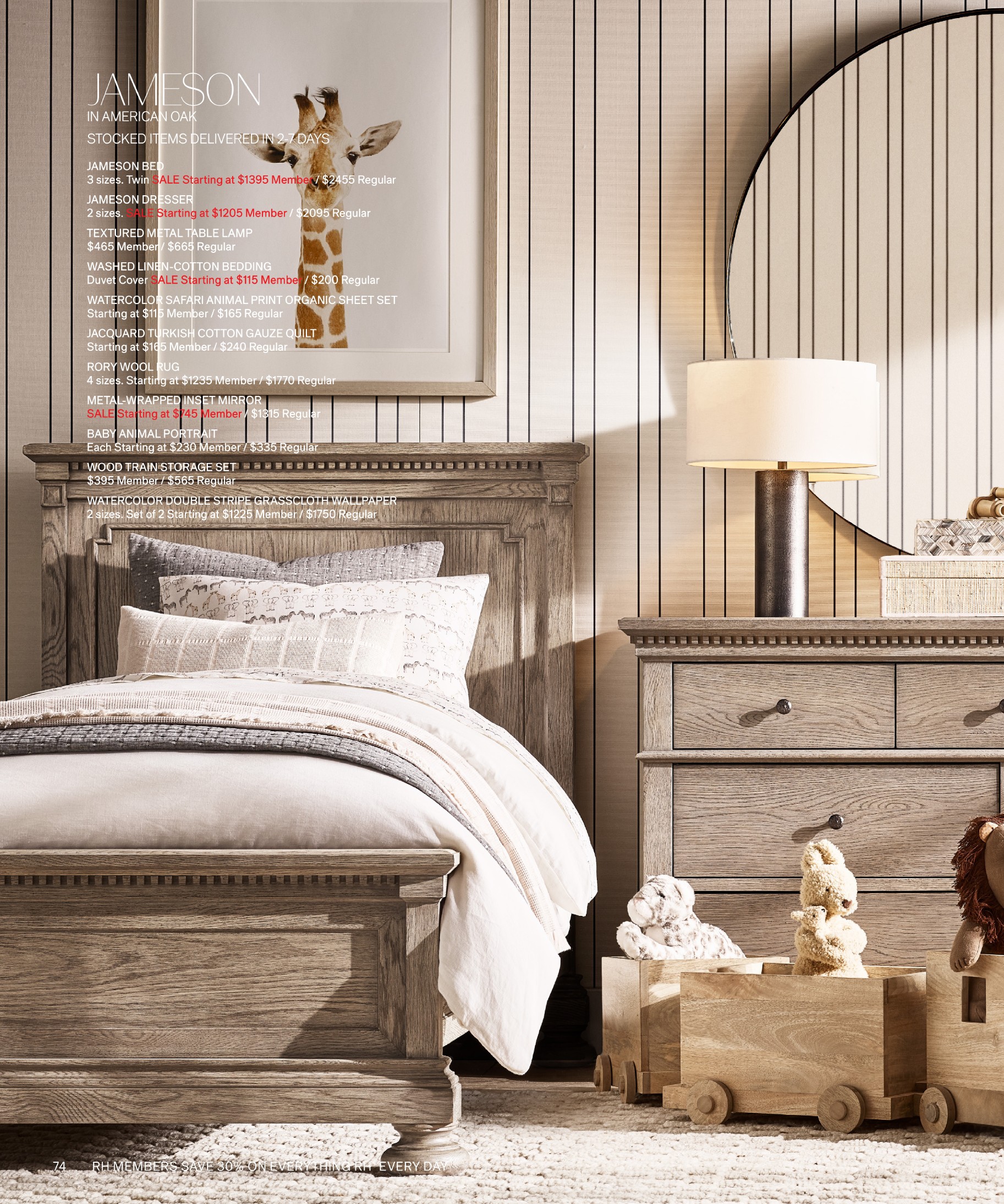 RH — Restoration Hardware RH Baby & Child Catalog - Page 74