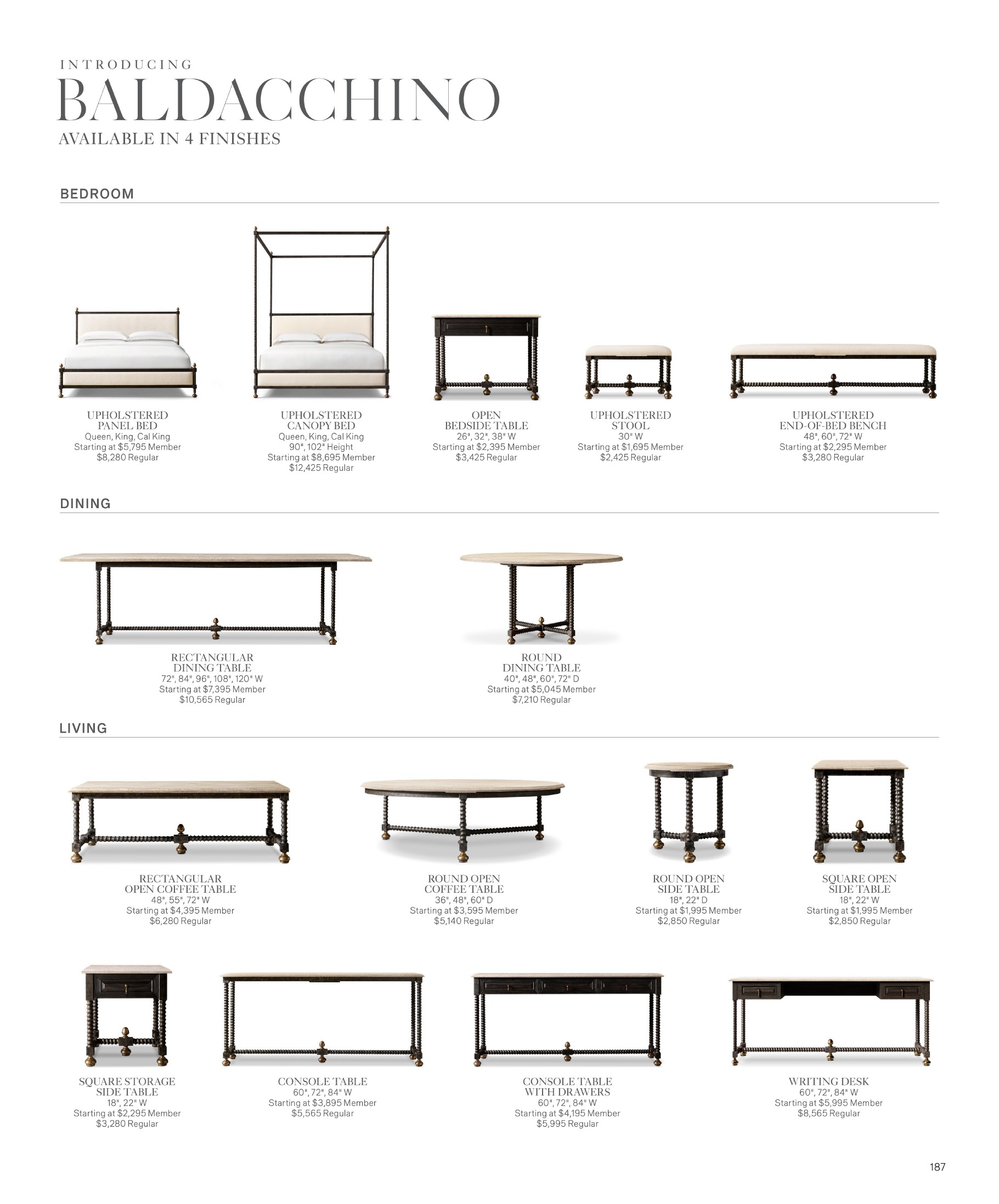 RH — Restoration Hardware RH Estates Catalog - Page 187