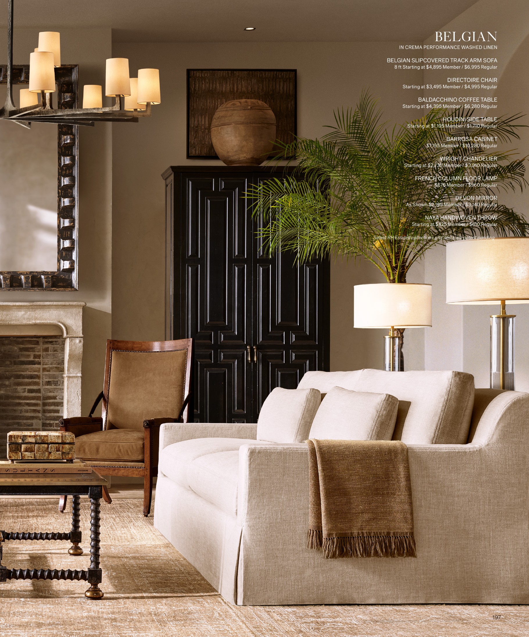 RH — Restoration Hardware RH Estates Catalog - Page 197