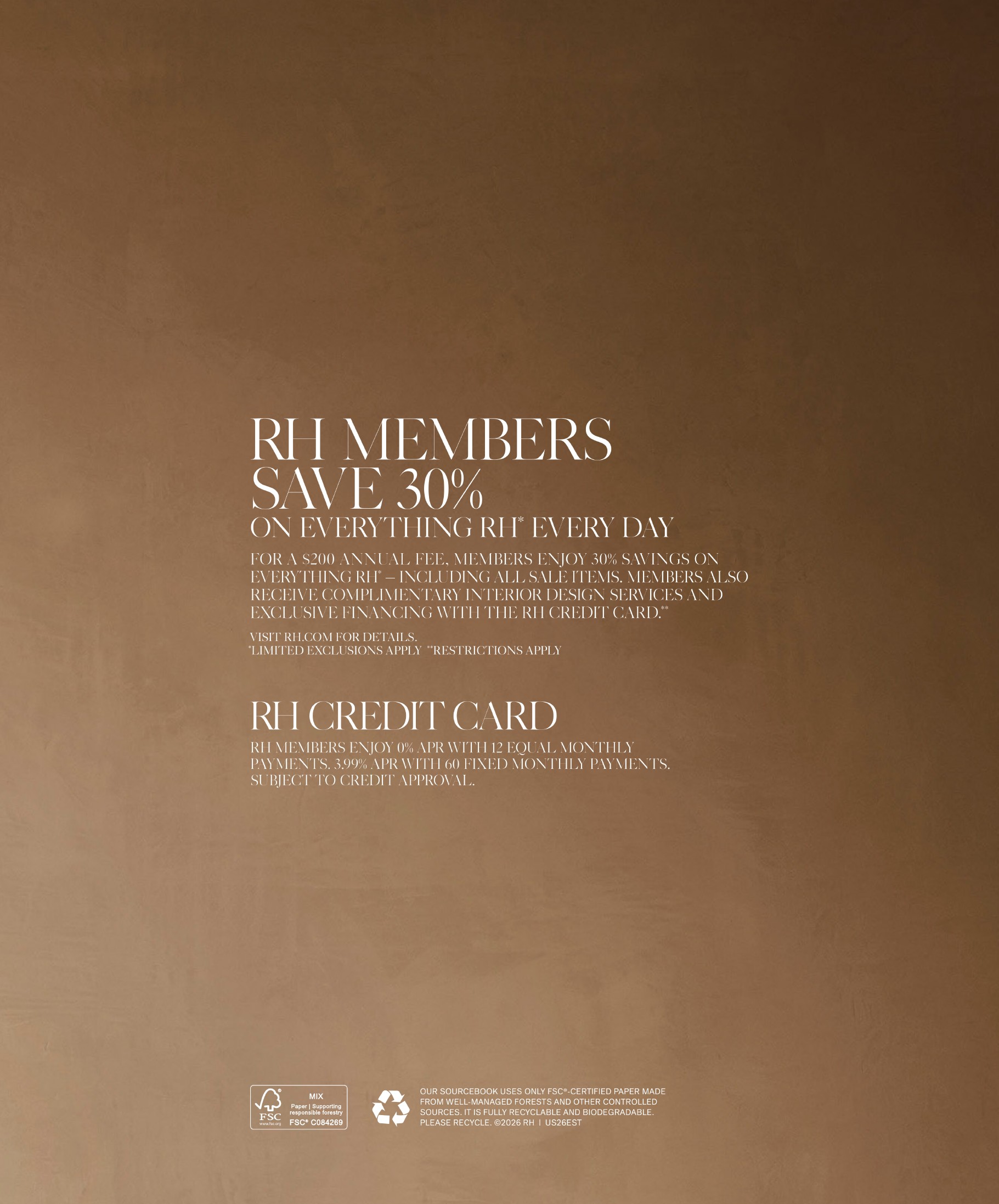RH — Restoration Hardware RH Estates Catalog - Page 263