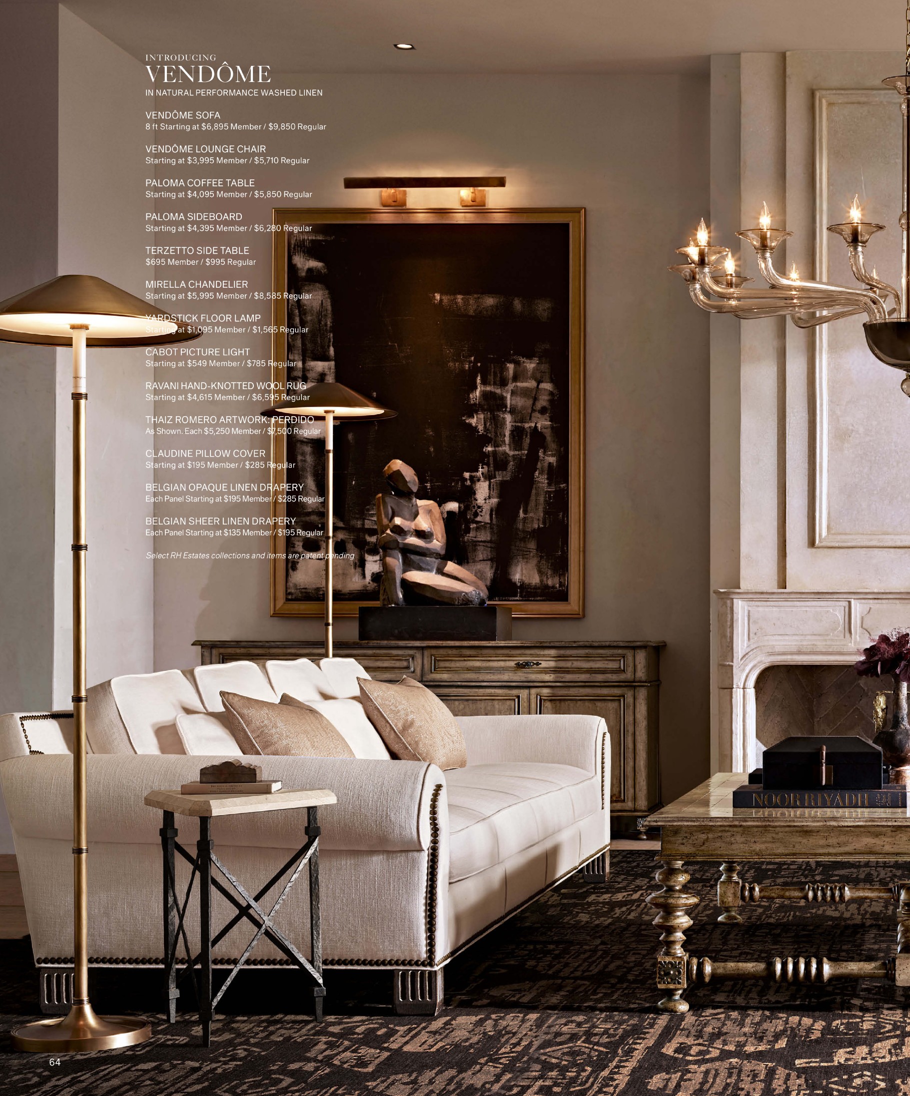 RH — Restoration Hardware RH Estates Catalog - Page 64