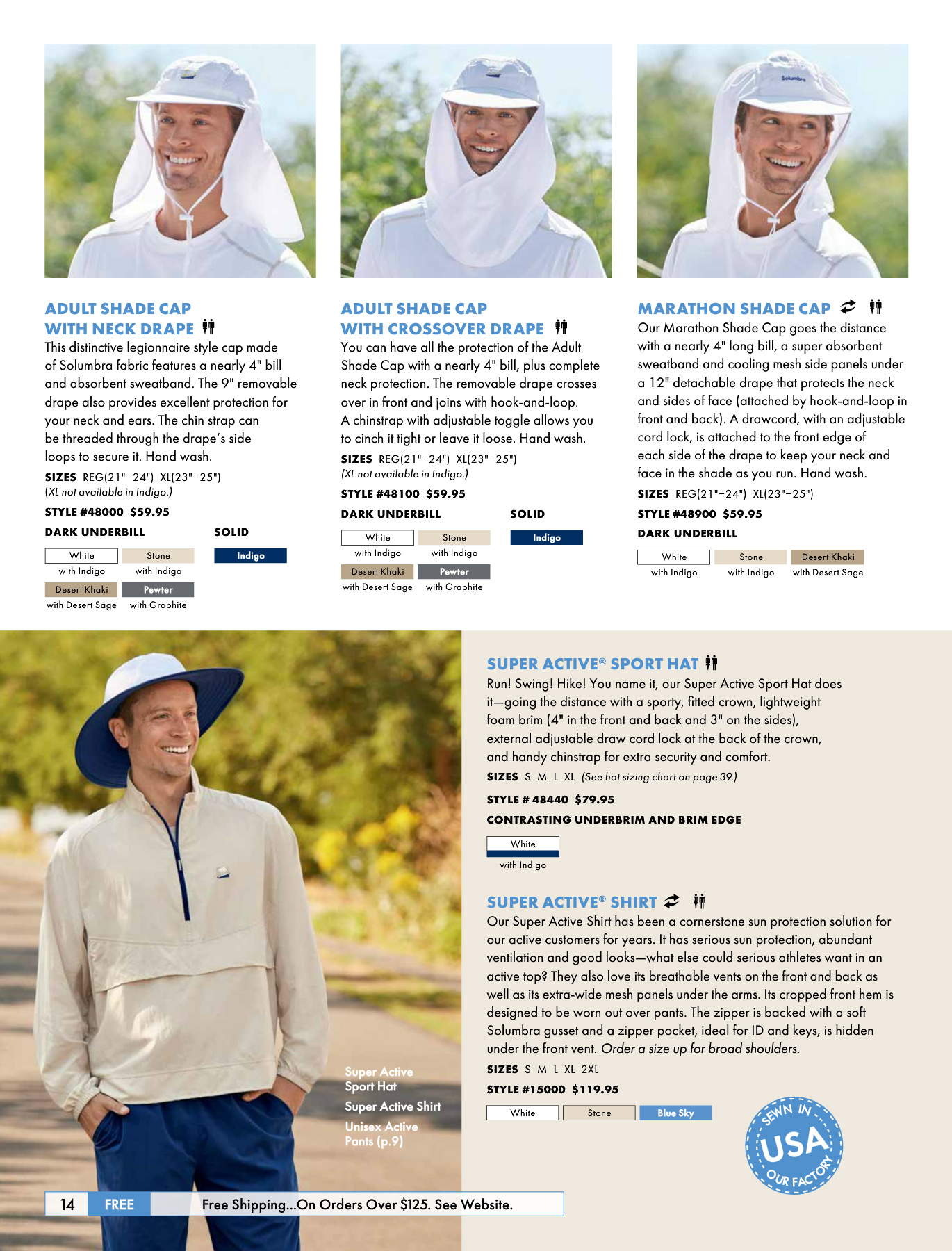 Sun Precautions Solumbra by Sun Precautions 100+ SPF Clothing Catalog - Page 14