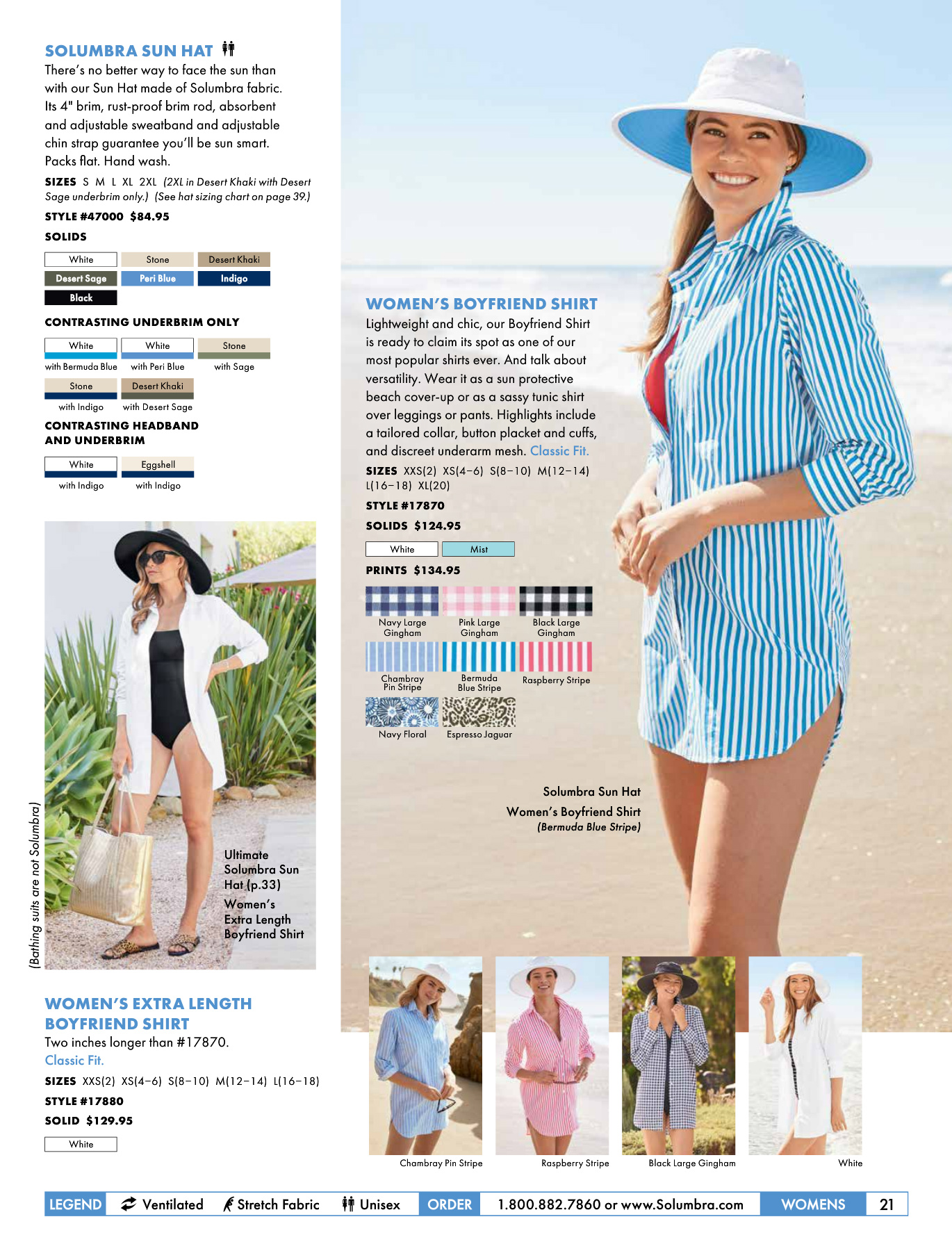 Sun Precautions Solumbra by Sun Precautions 100+ SPF Clothing Catalog - Page 21