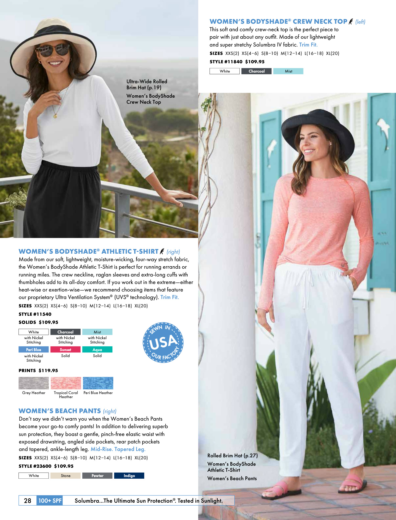 Sun Precautions Solumbra by Sun Precautions 100+ SPF Clothing Catalog - Page 28