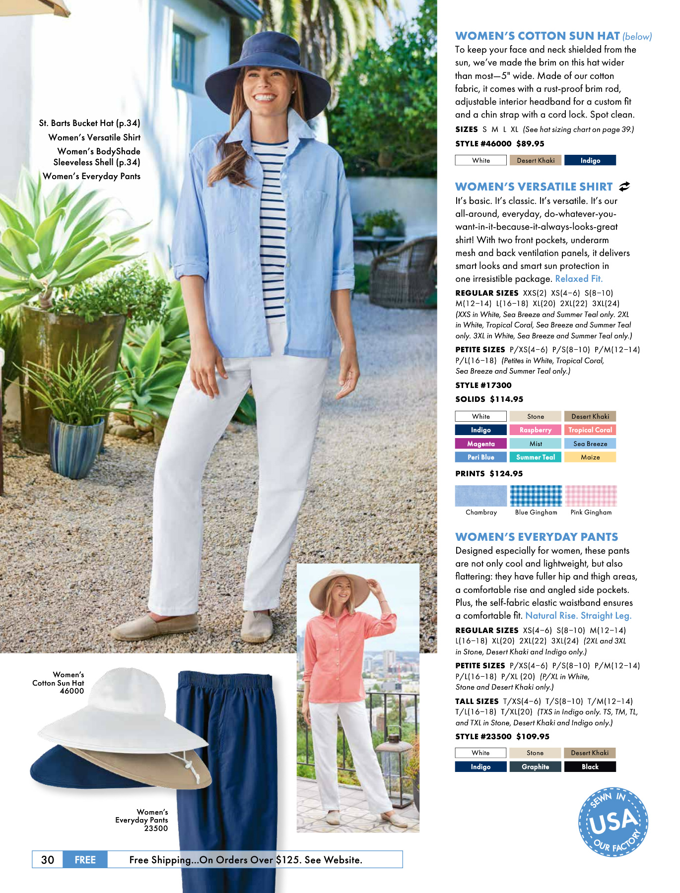 Sun Precautions Solumbra by Sun Precautions 100+ SPF Clothing Catalog - Page 30