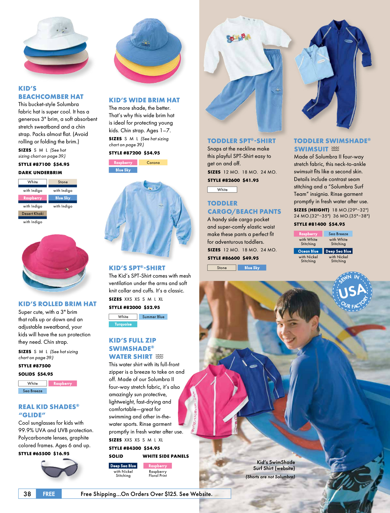 Sun Precautions Solumbra by Sun Precautions 100+ SPF Clothing Catalog - Page 38