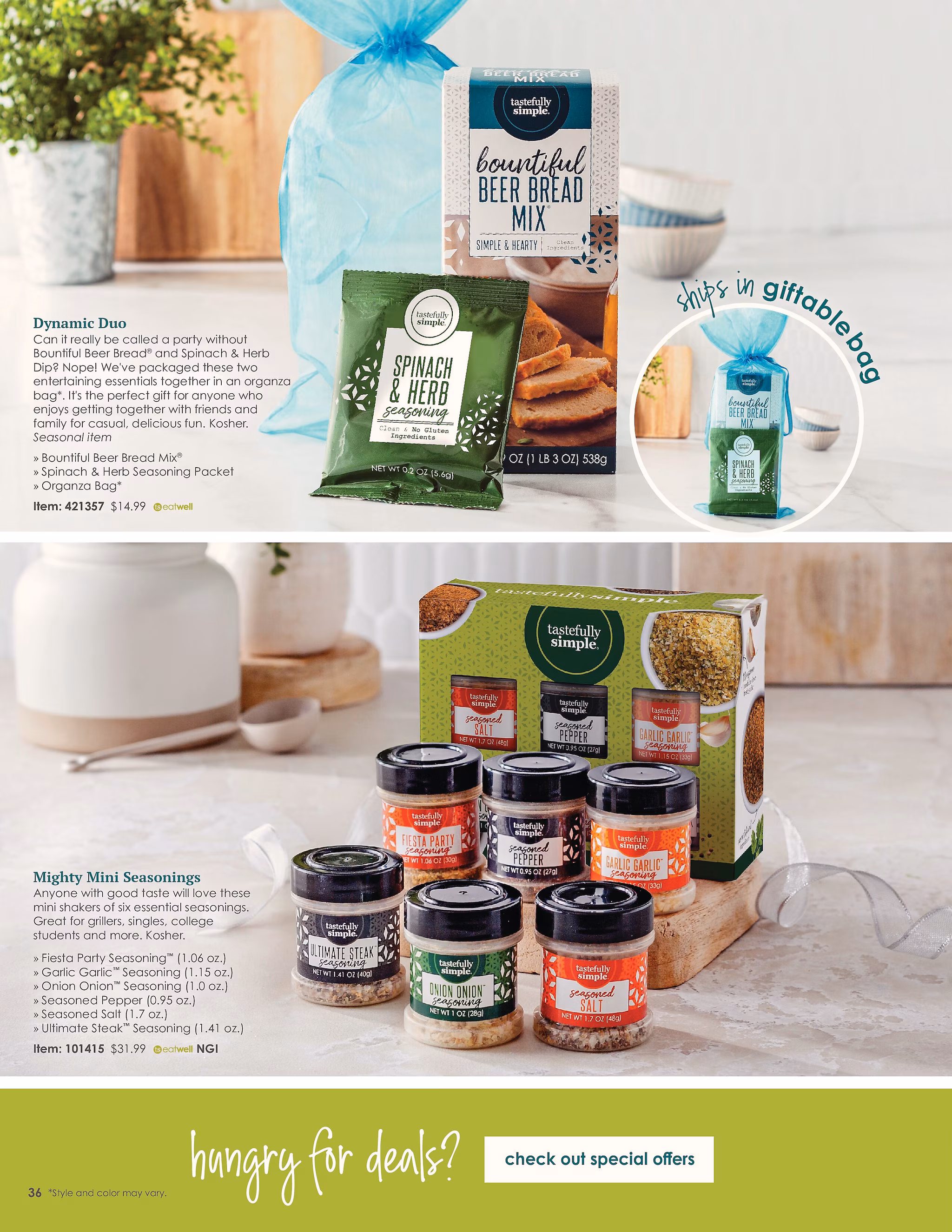 Tastefully Simple Tastefully Simple Spring-Summer 2026 Catalog - Page 36