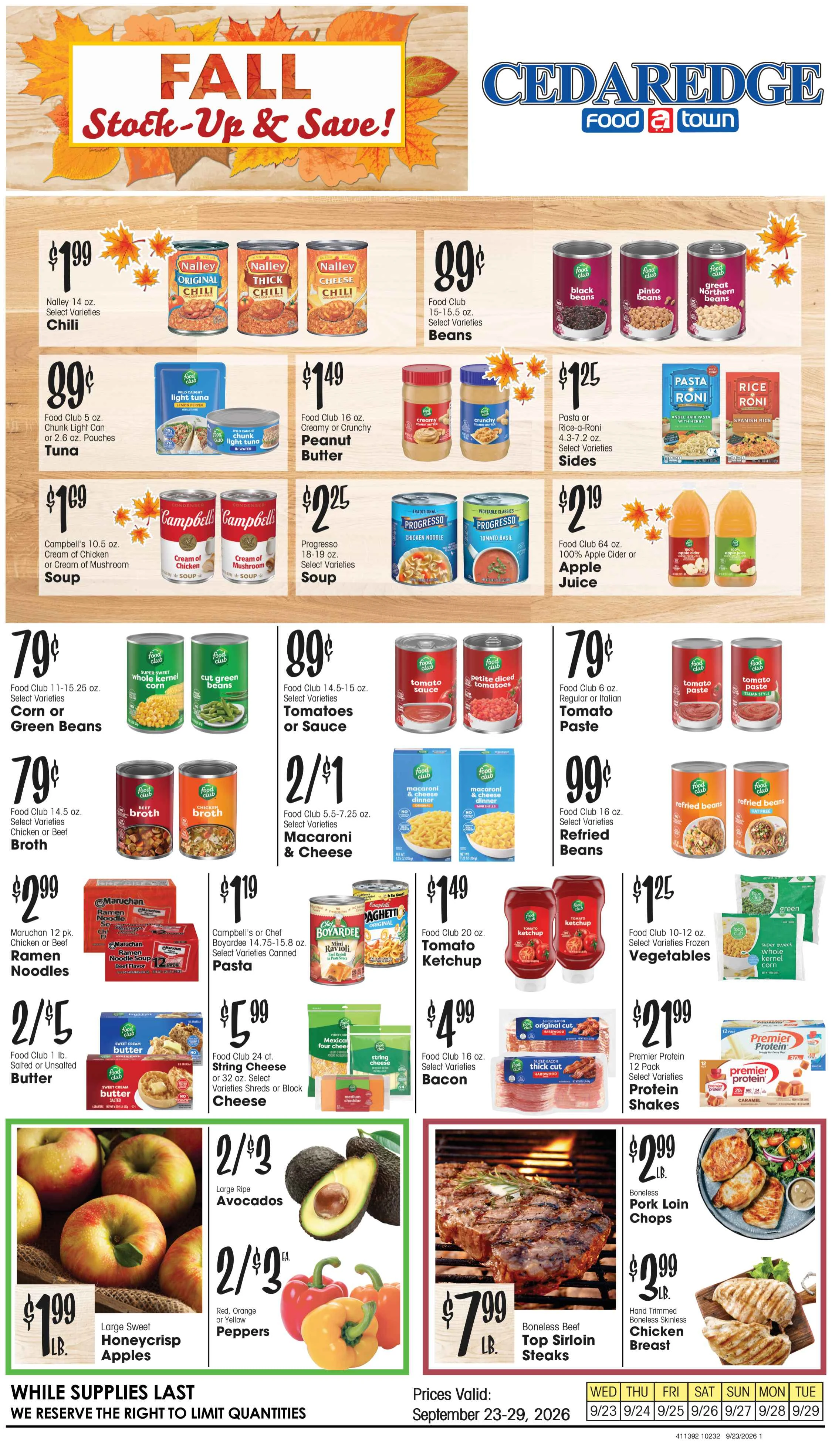 Cedaredge Foodtown PAG D 4pg Base1 - PAG D - September 23, 2026 - Page 1