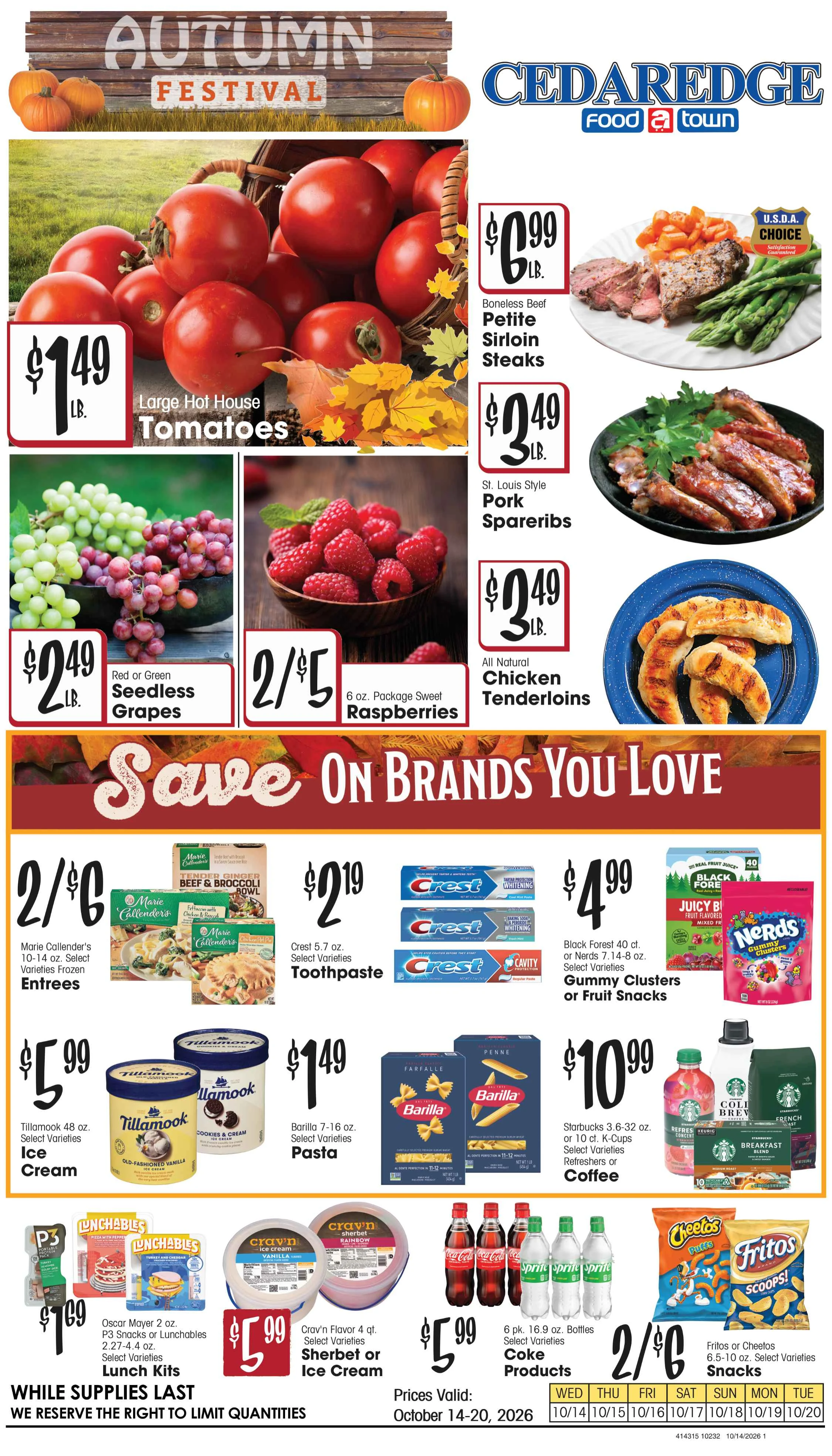 Cedaredge Foodtown PAG D 4pg Base1 - PAG D - October 14, 2026 - Page 1
