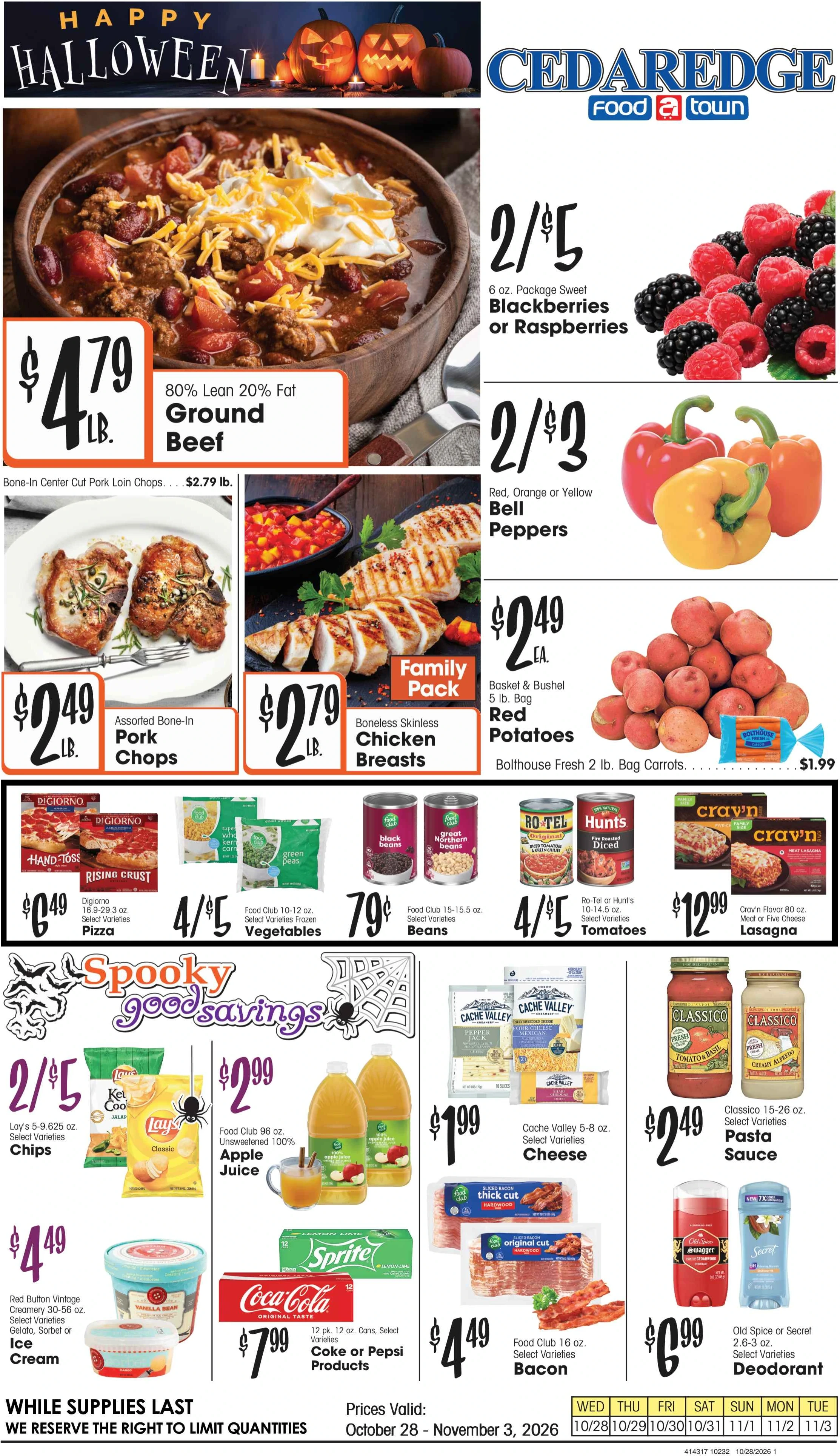 Cedaredge Foodtown PAG D 4pg Base1 - PAG D - October 28, 2026 - Page 1