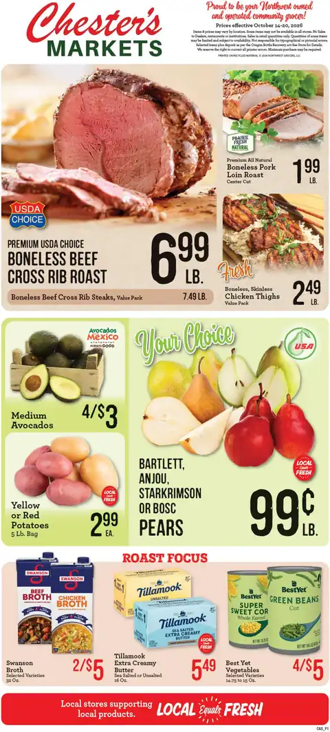 Chester’s Market - John Day Weekly Ad