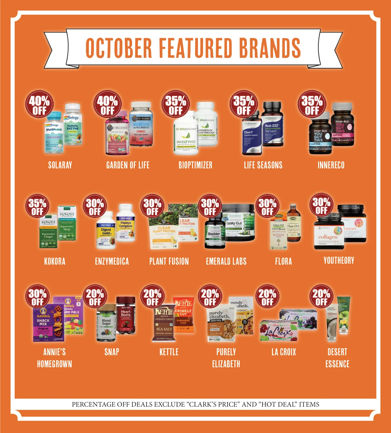 Clark's Nutrition & Natural Foods Market October Ad - Page 3