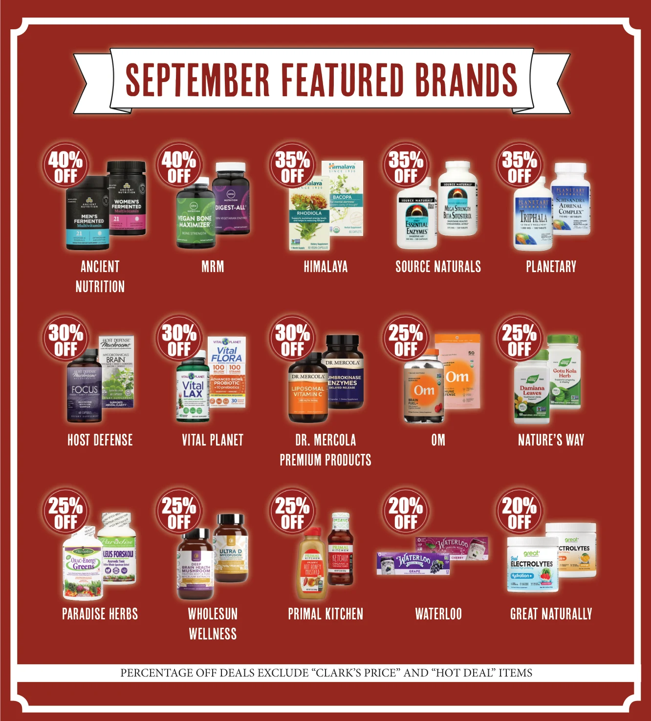 Clark's Nutrition & Natural Foods Market September Ad - Page 3