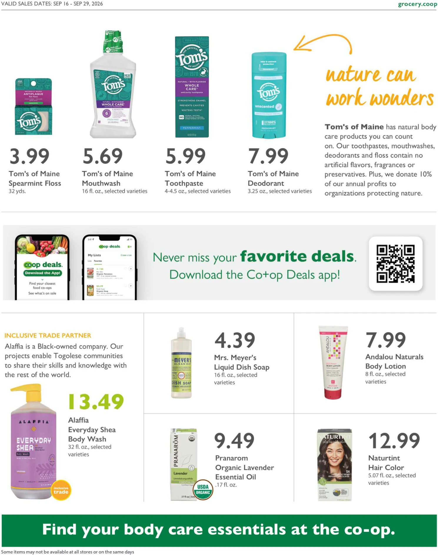 Co-opportunity Natural Foods Co-opportunity Natural Foods - Page 11