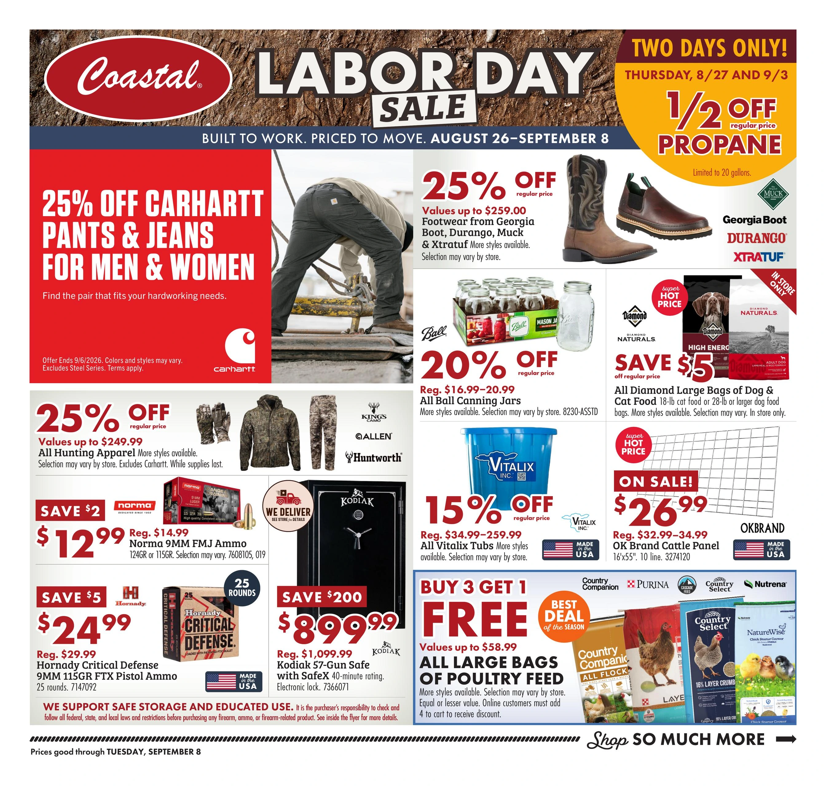 Coastal Farm Labor Day Sale - Page 1