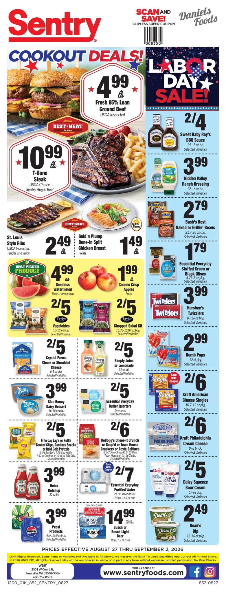 Daniels Weekly Ad - Page 1