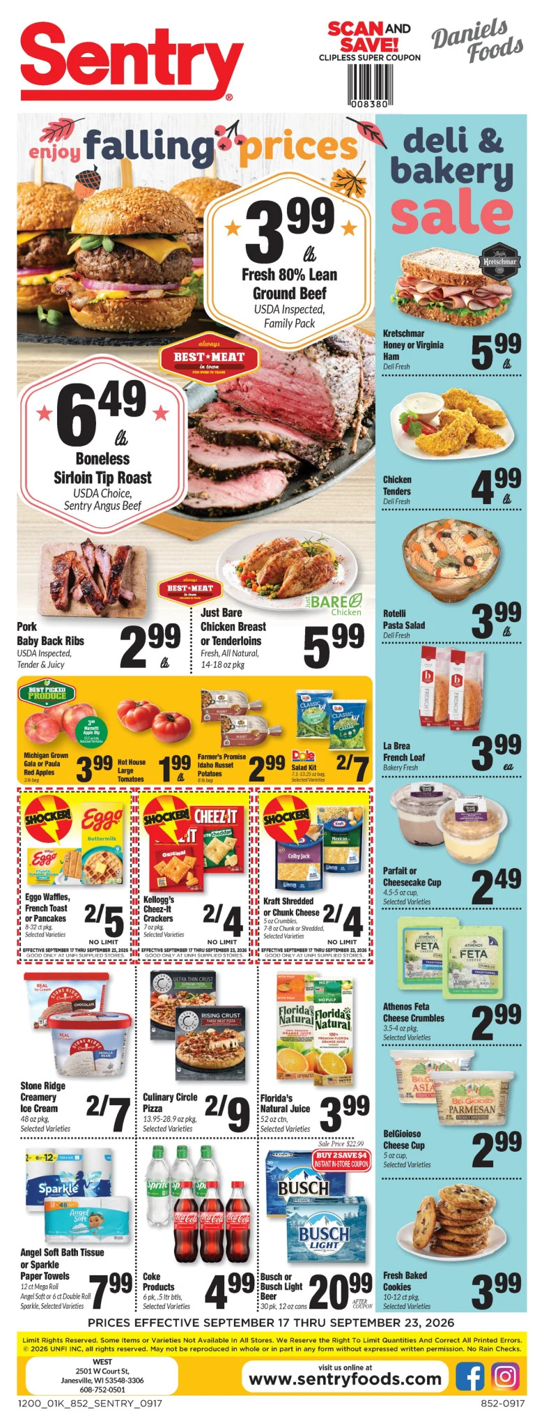Daniels Weekly Ad - Page 1