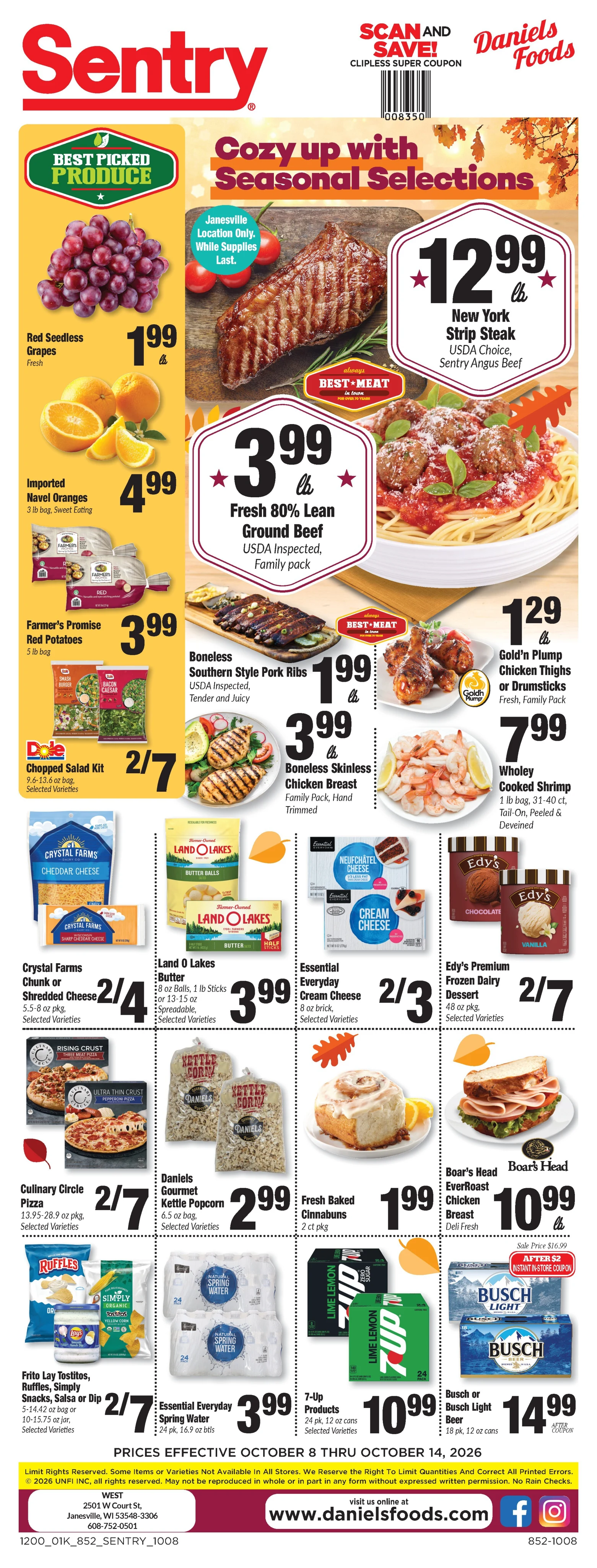 Daniels Weekly Ad - Page 1