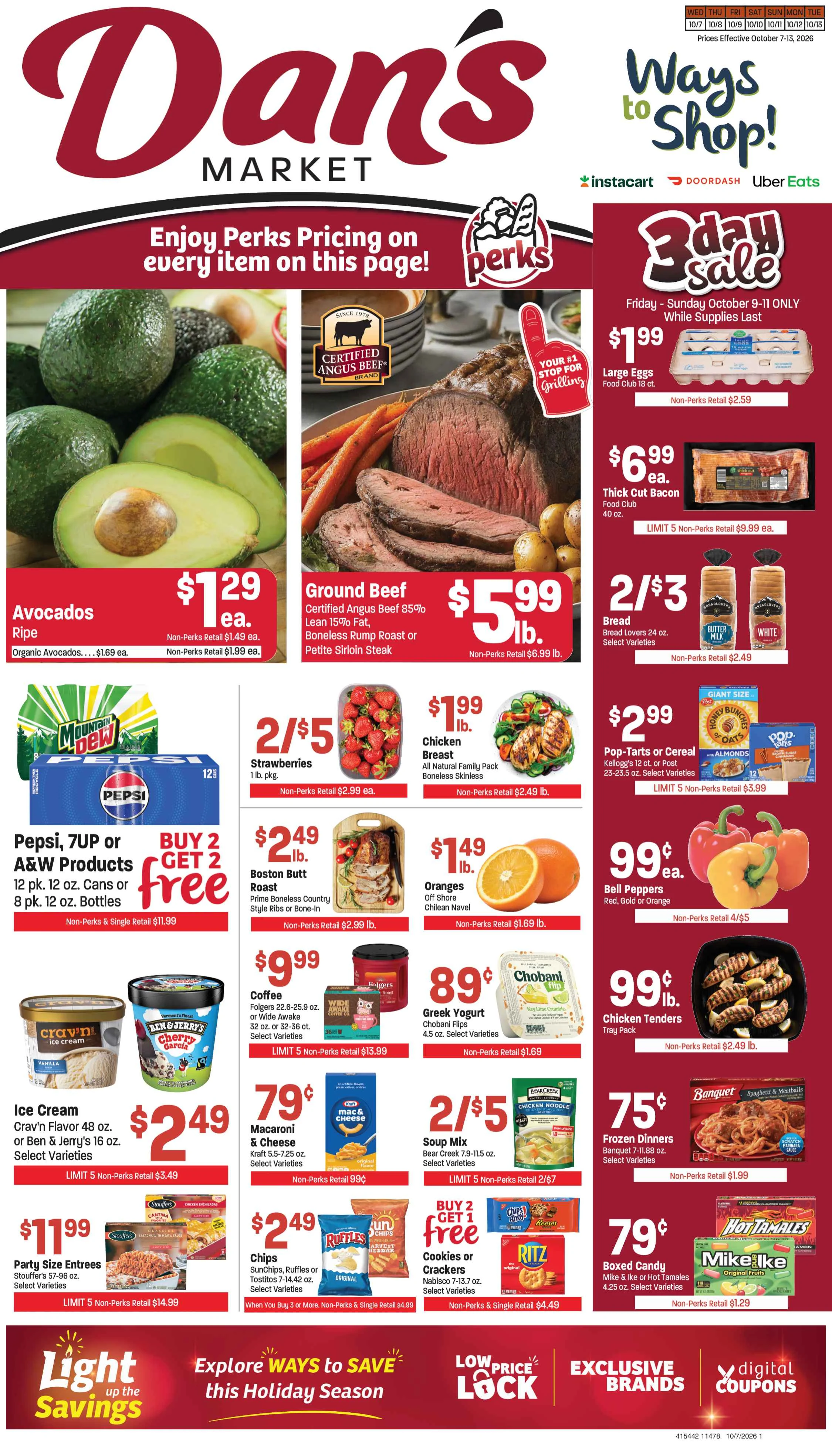 Dan's Fresh Market Dan's Weekly Ad Oct 7-13, 2026 - Page 1